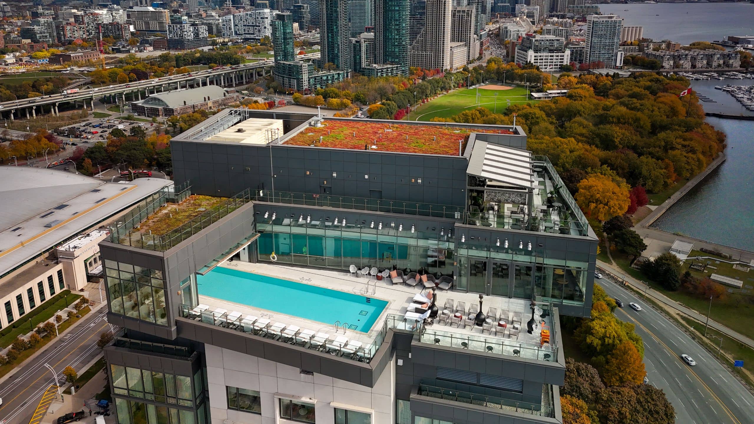 Hotel X Toronto Rooftop Pool City View
