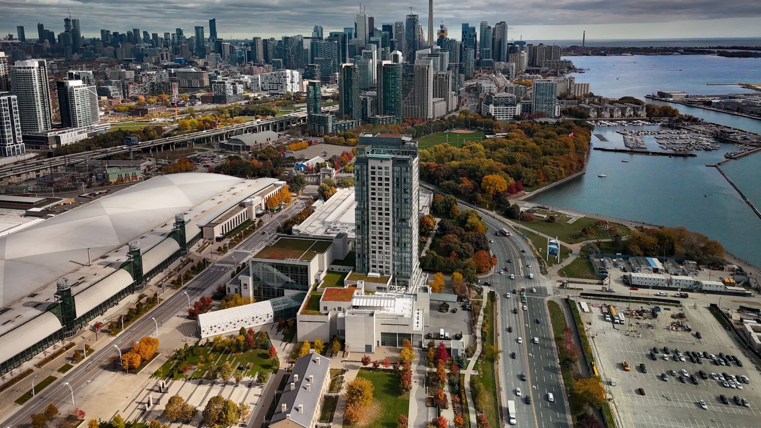 Hotel X Toronto Property Aerial Wide Shot
