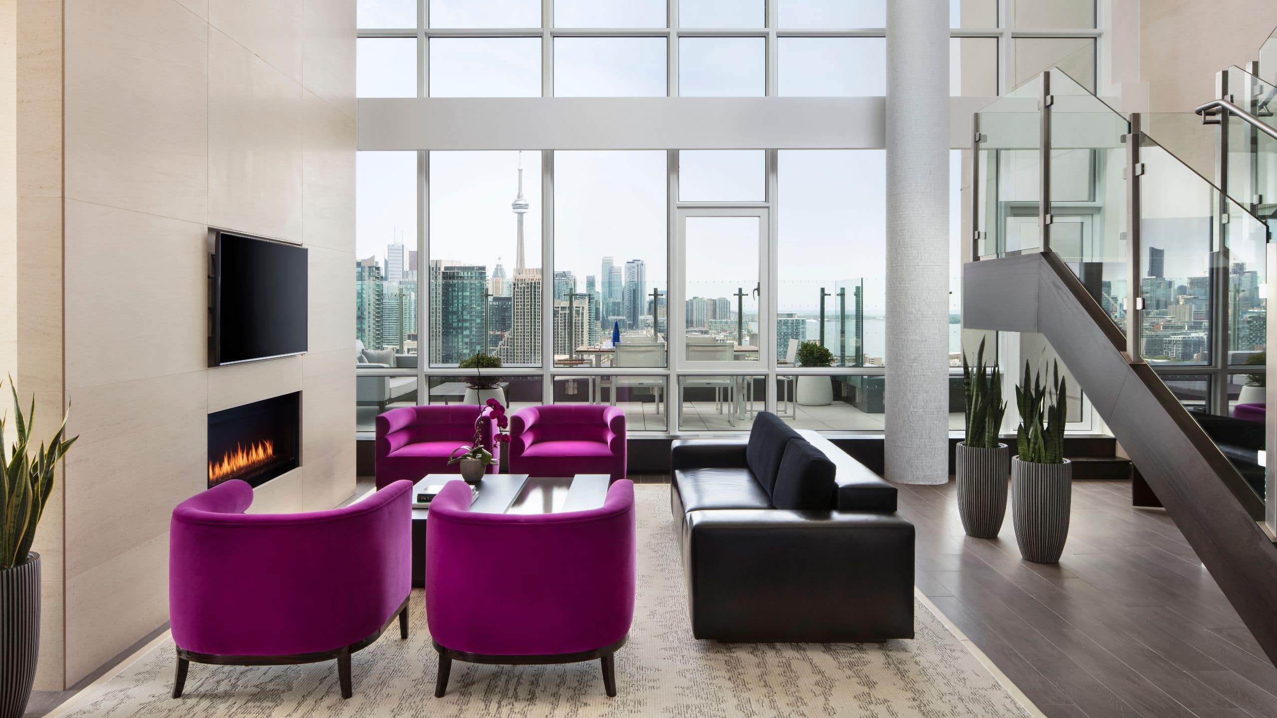 Hotel X Toronto Penthouse Living Room