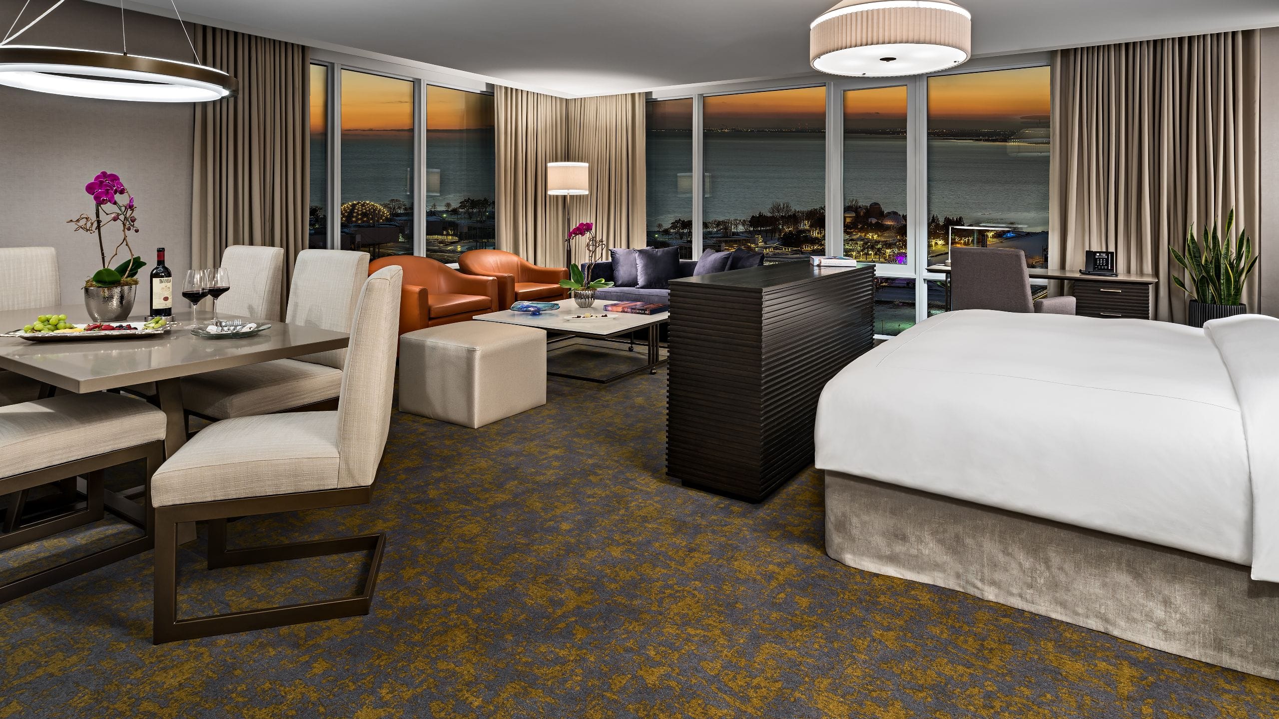 Hotel X Toronto Studio Suite Sleeping Area
