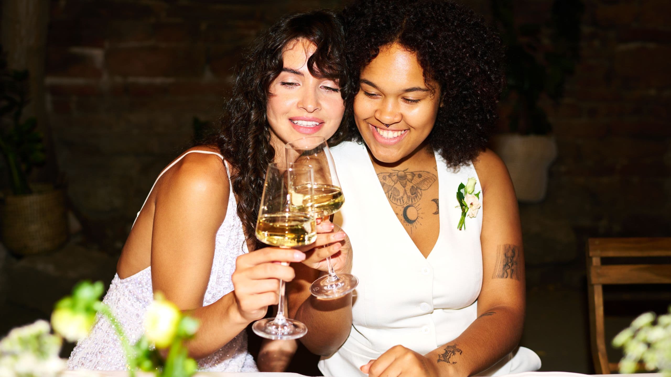 Hyatt Regency Baltimore Inner Harbor Wedding Couple Toast