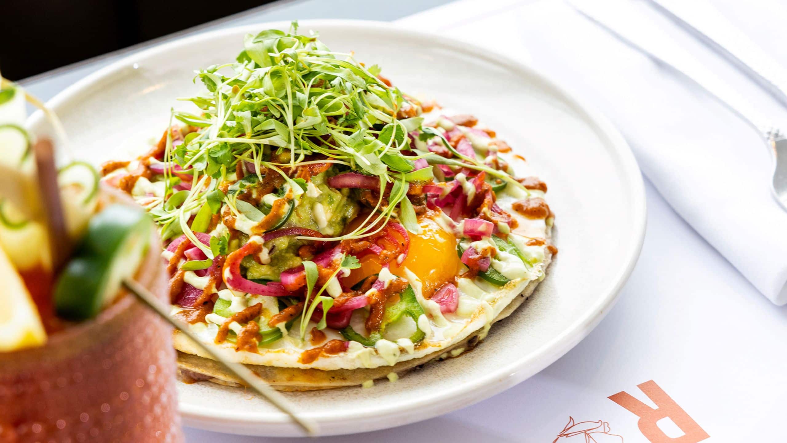 Hotel X Toronto Roses Egg Dish