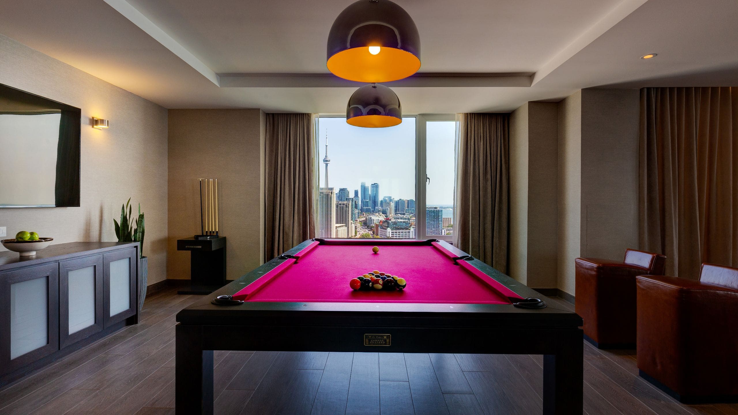 Hotel X Toronto Presidential Suite Pool Table