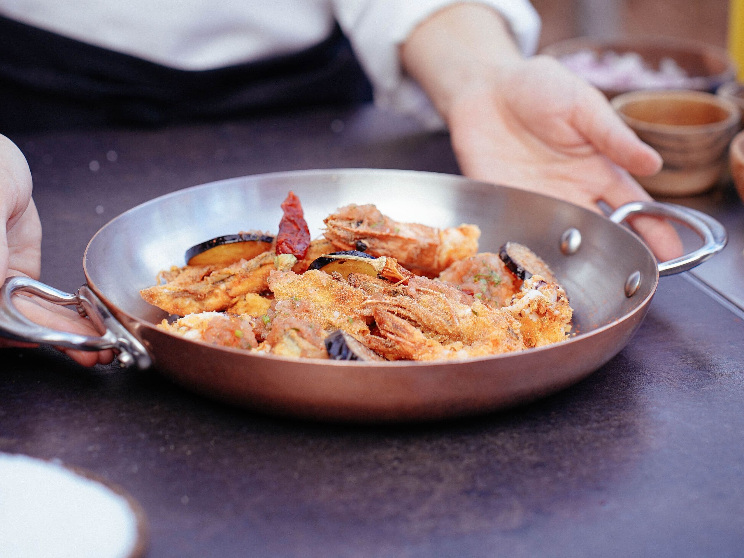 Park Hyatt Marrakech Ramadan Ftour Fried Seafood Vegetables