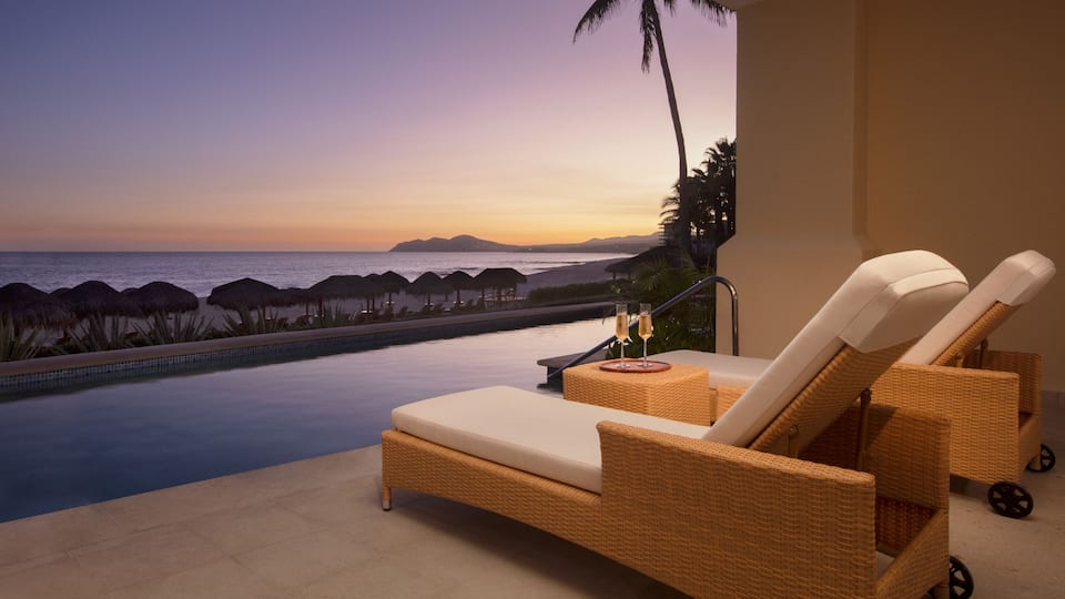 Preferred Club Presidential Suite Swim Out Ocean Front Terrace