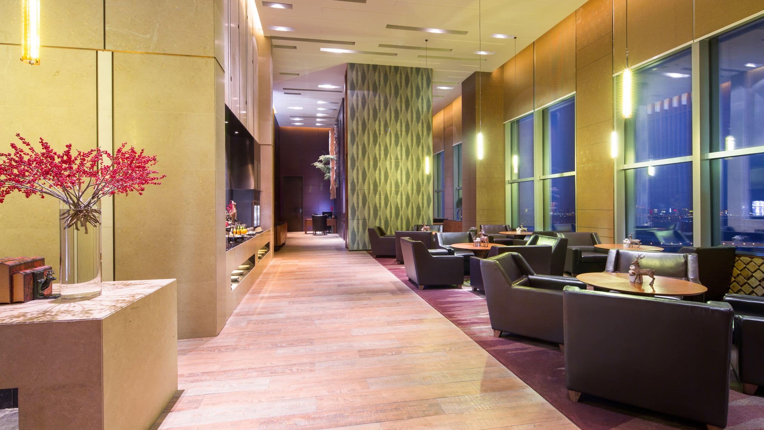 AOLUGUYA Executive Lounge Night View