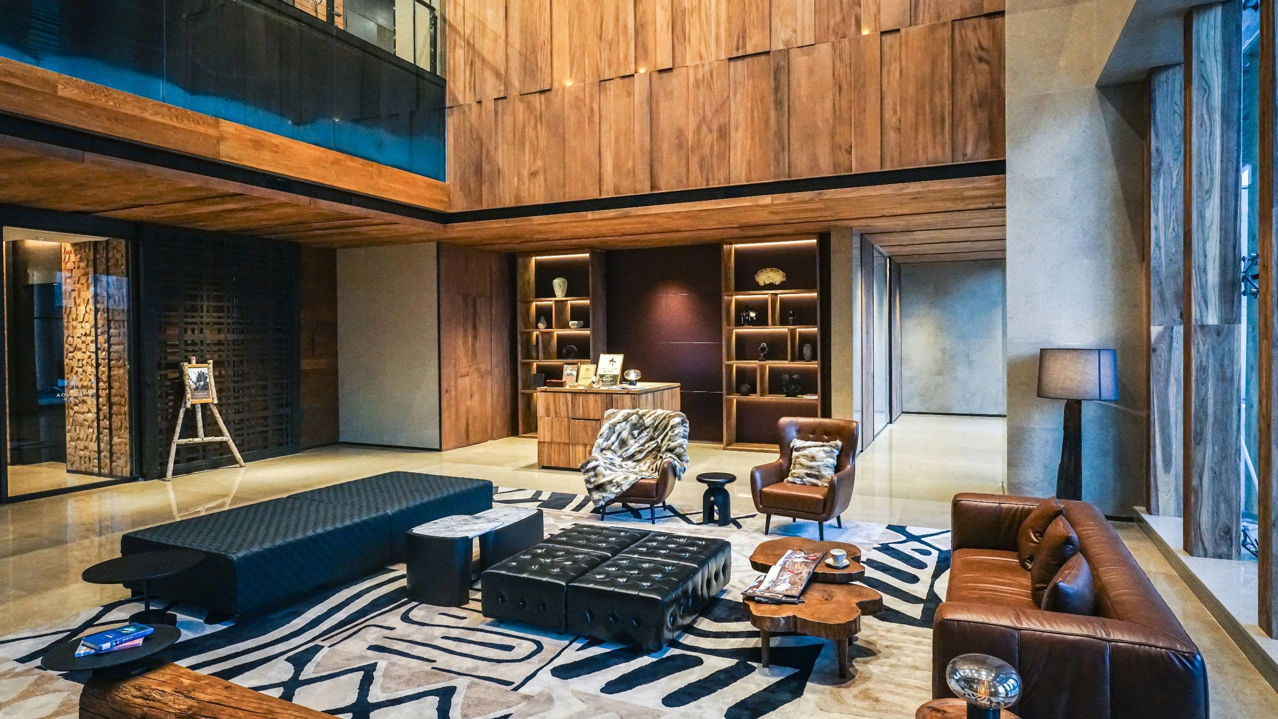 AOLUGUYA Lobby Concierge Lounge Table