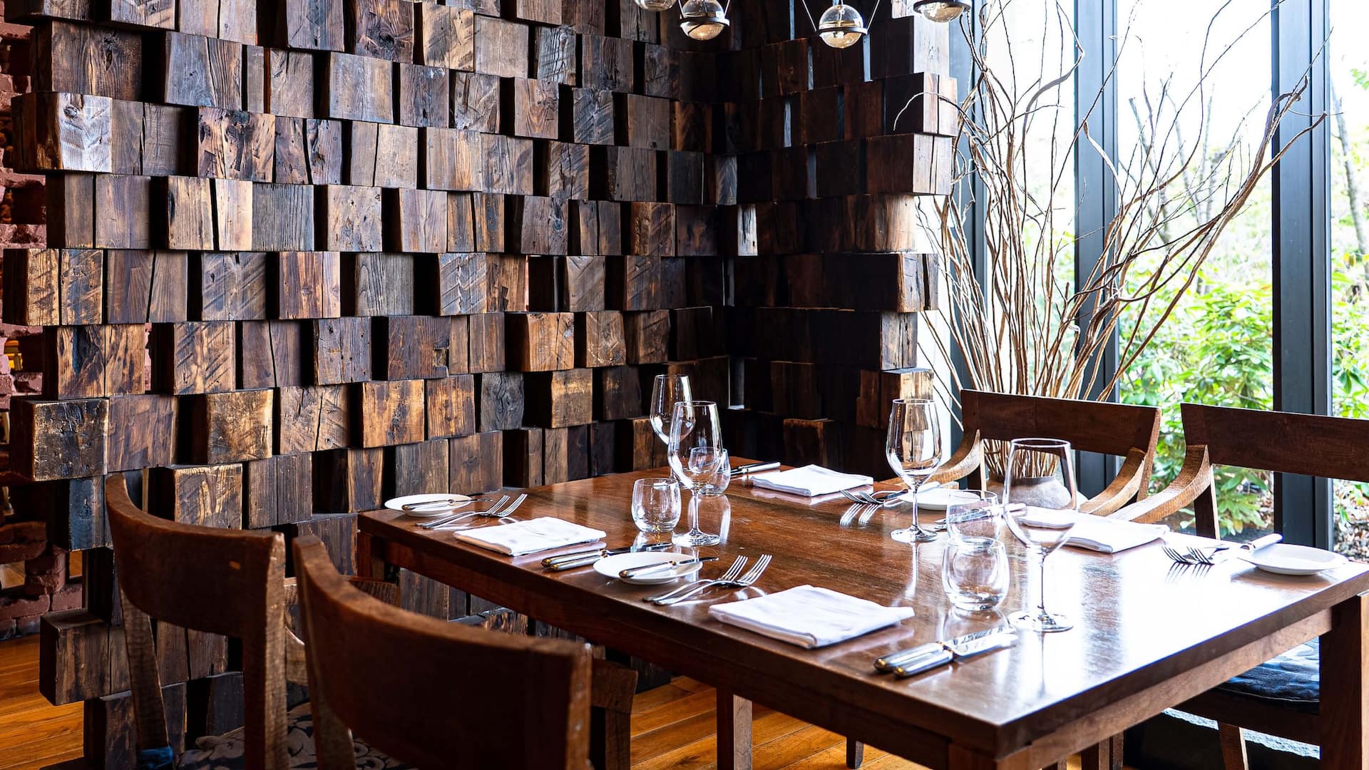 1 of 7 Hyatt Regency Hakone Resort and Spa Dining Room Western Cuisine Table Setting