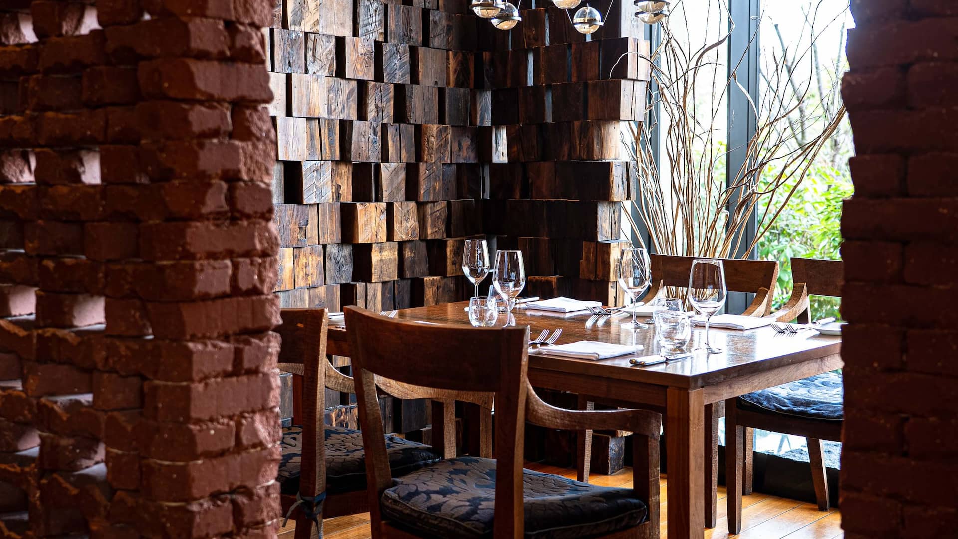 Hyatt Regency Hakone Resort and Spa Dining Room Western Cuisine Wall Table