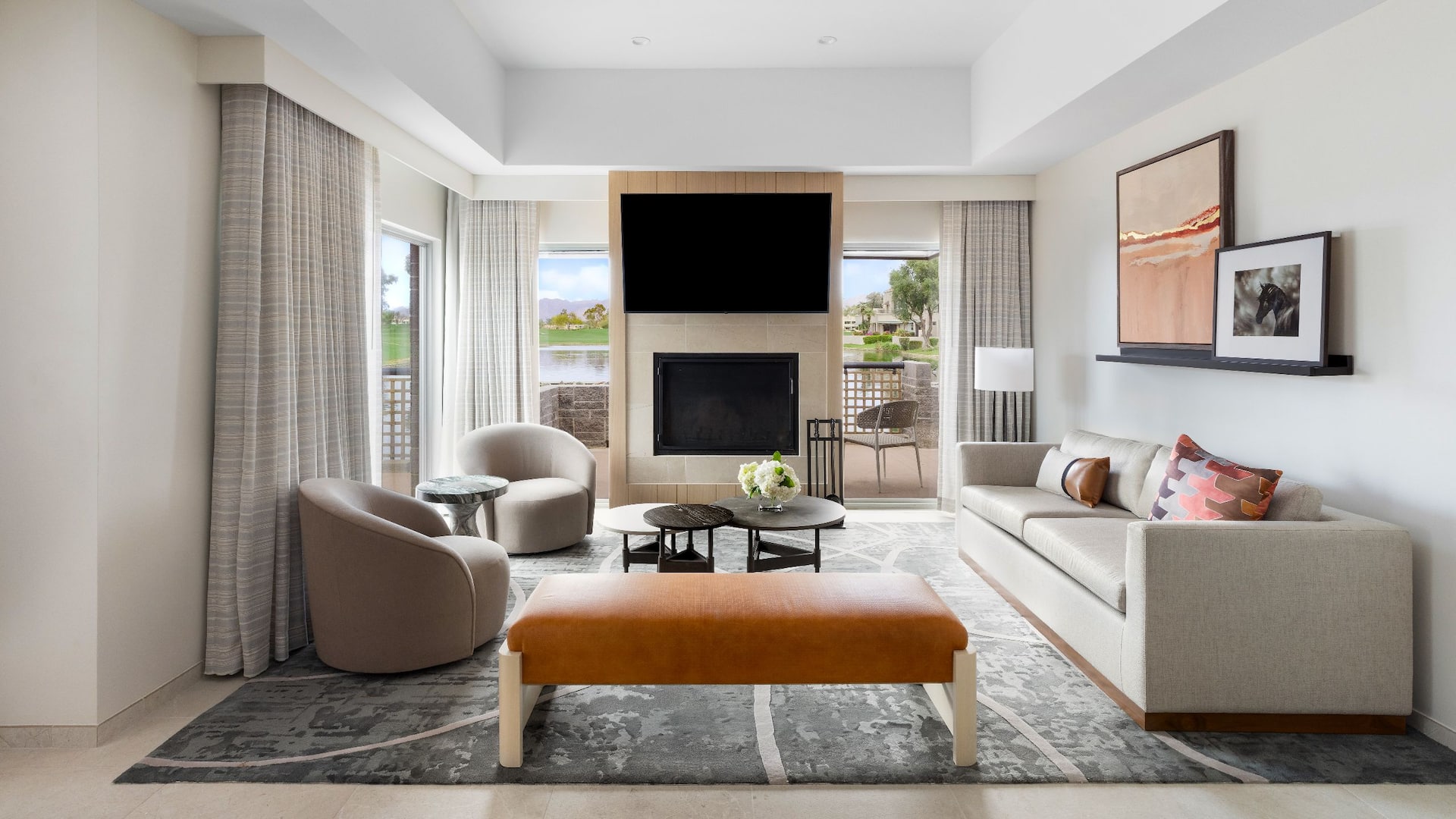 2 of 9 Grand Hyatt Scottsdale Resort Casita Living Room