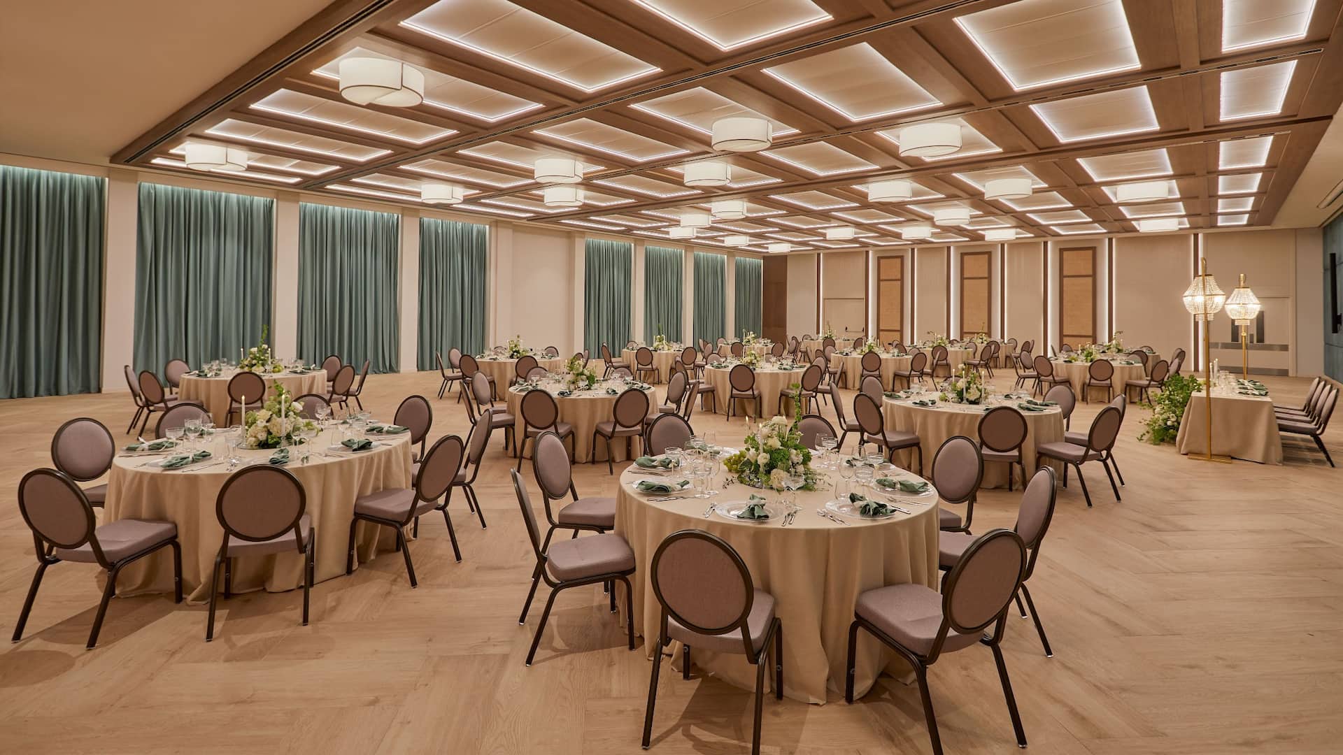 label.xOfY Hyatt Regency Kotor Bay Resort Ballroom Wedding Setup