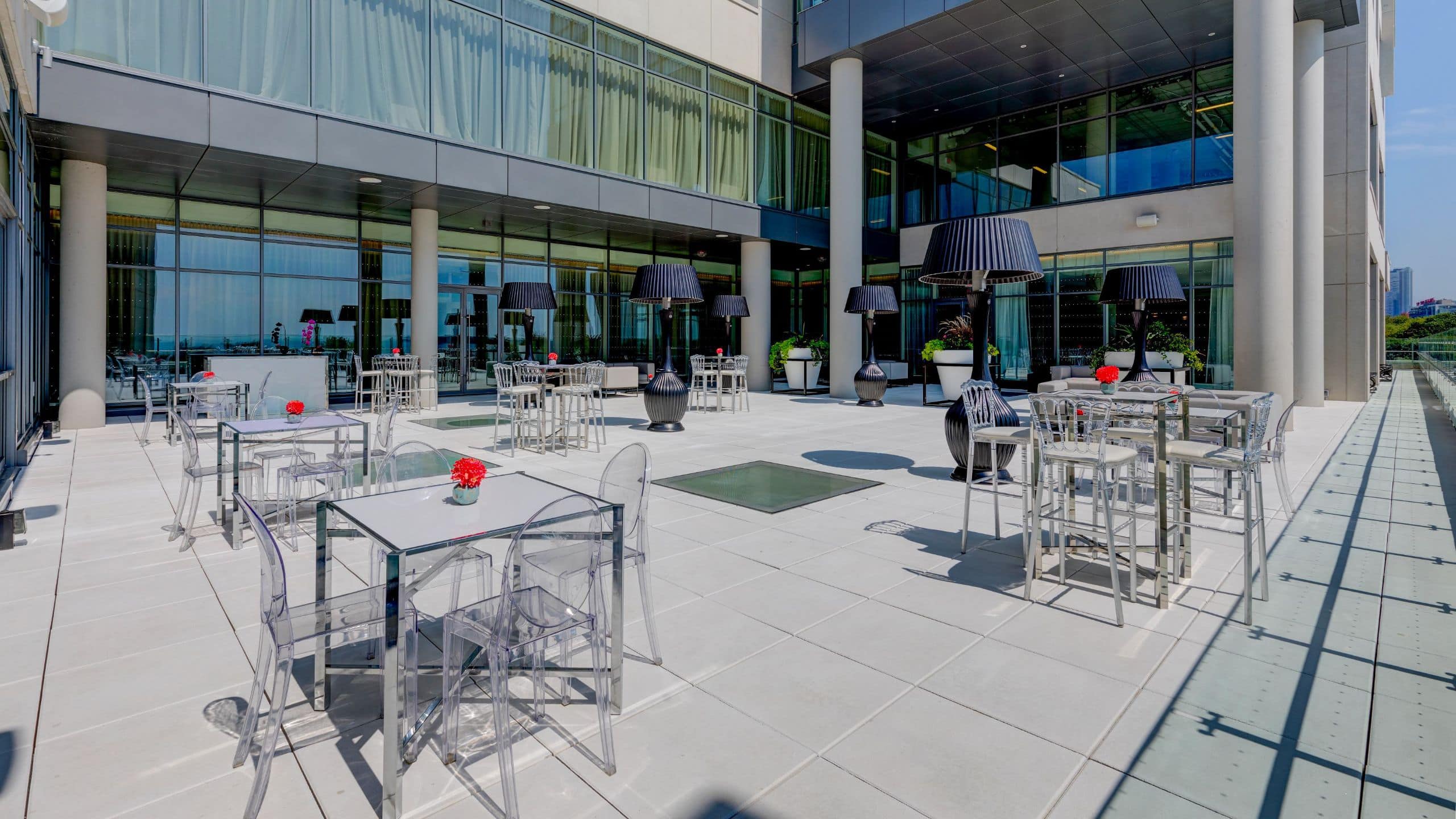 1 of 3 Hotel X Toronto Marina Terrace Set-up Daytime