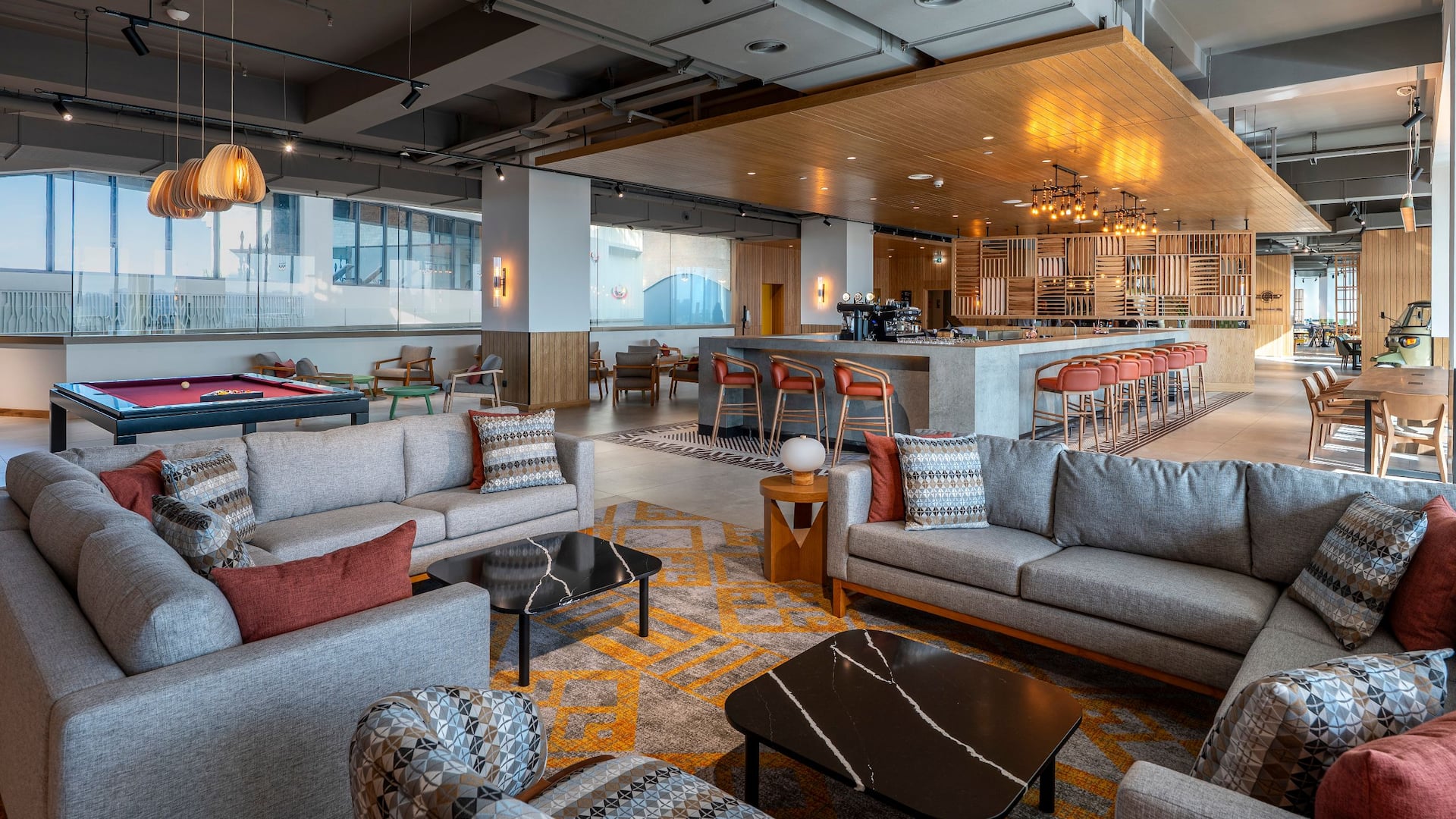 Hyatt Place Nairobi Westlands Zing Bar Lounge Area