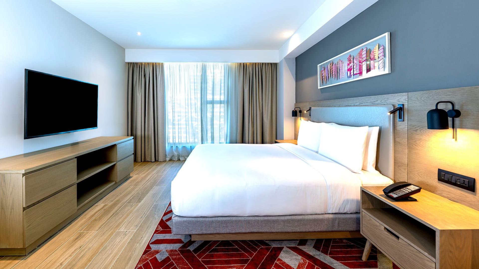 Hyatt House Nairobi Westlands One Bedroom Executive King Suite Bedroom