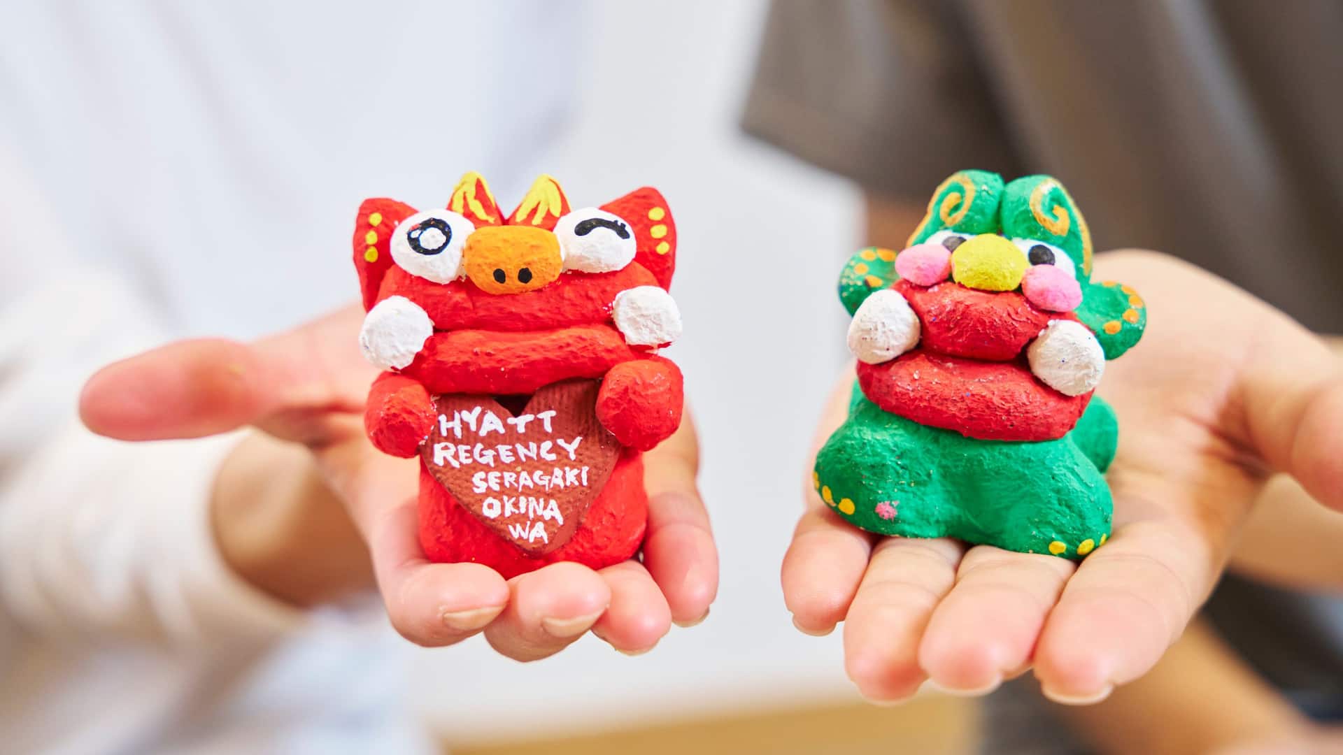 Hyatt Regency Seragaki Island, Okinawa Camp Hyatt Couple Shisa