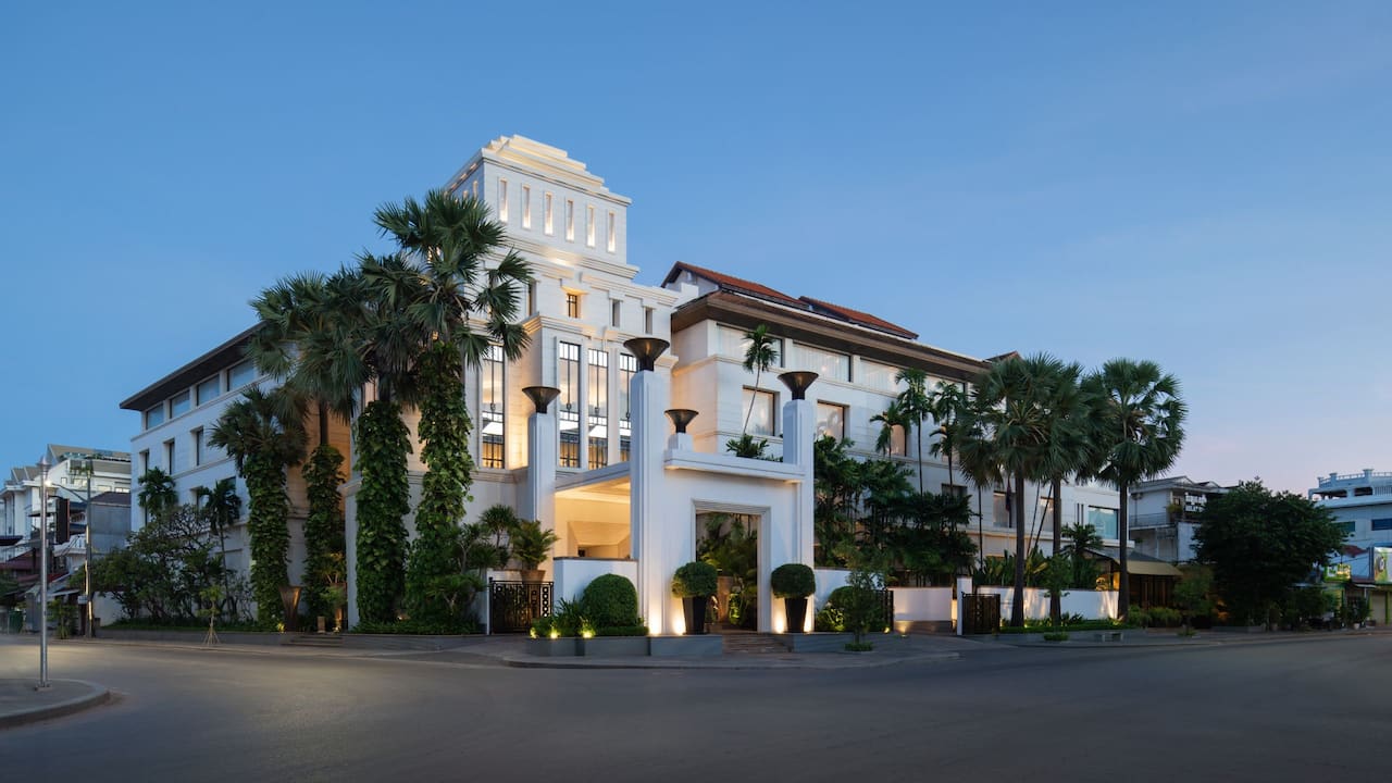 Luxury hotel in Siem Reap exterior