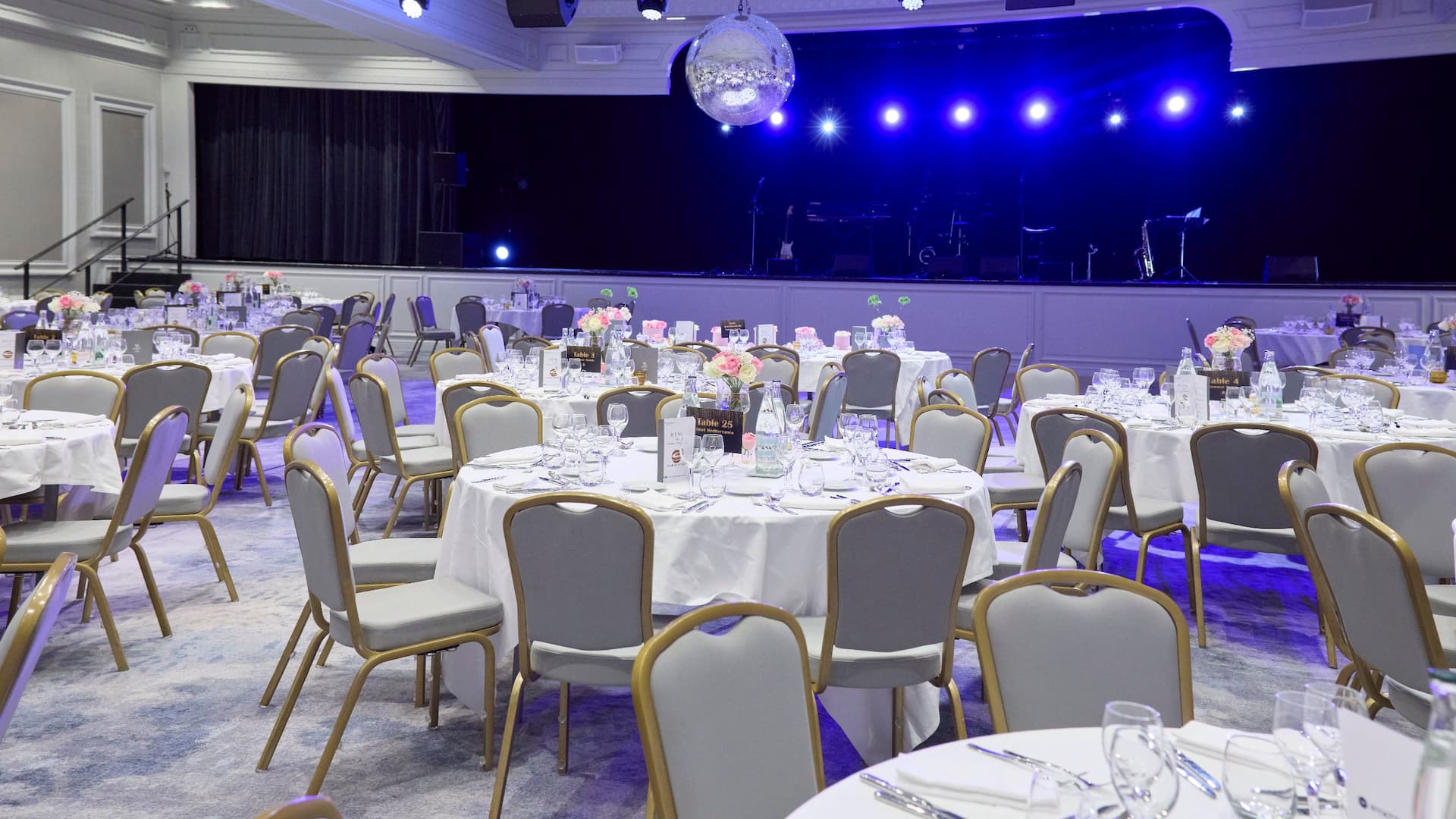 3 of 4 Hyatt Regency Nice Palais de la Méditerranée Salon Riviera Scene And Table