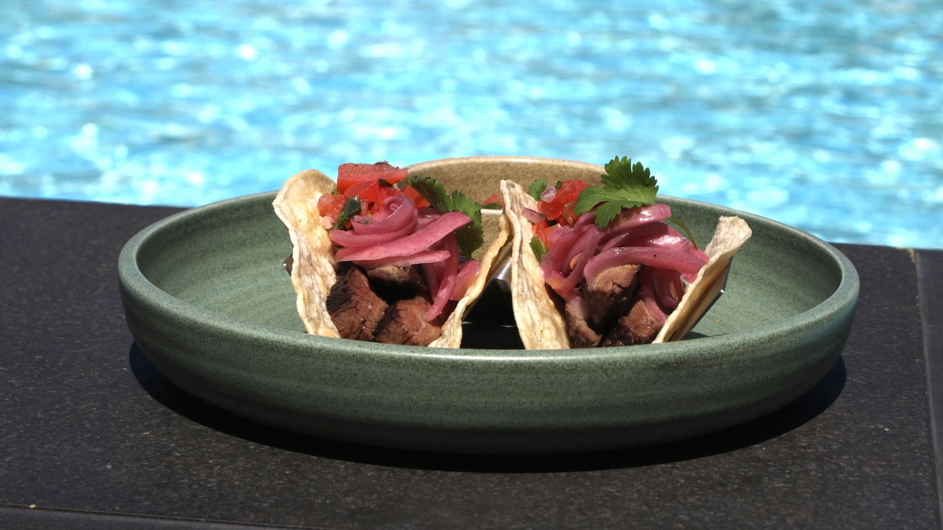 Hyatt Regency Newport Beach Pool Menu Beef Tacos