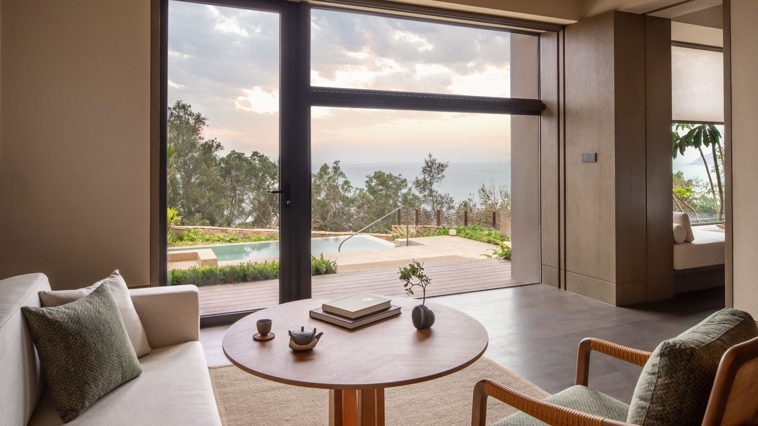 Alila Dong'ao Island Zhuhai Dongao Suite King With Private Pool Living Room