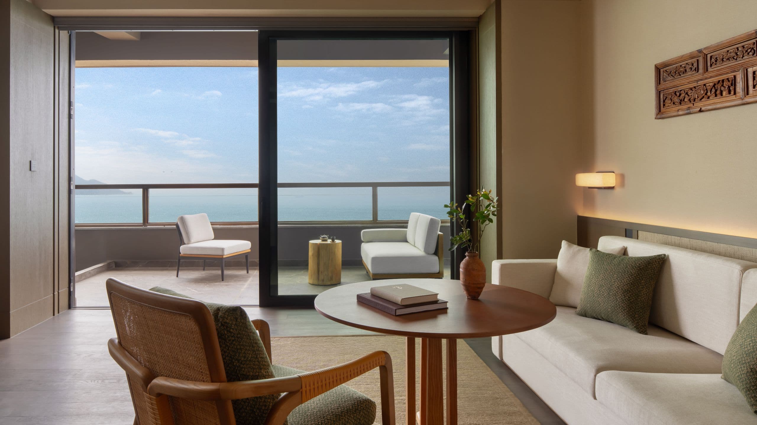 第 4，共 4 Alila Dong'ao Island Zhuhai Suite King With Ocean View Premium Living Room