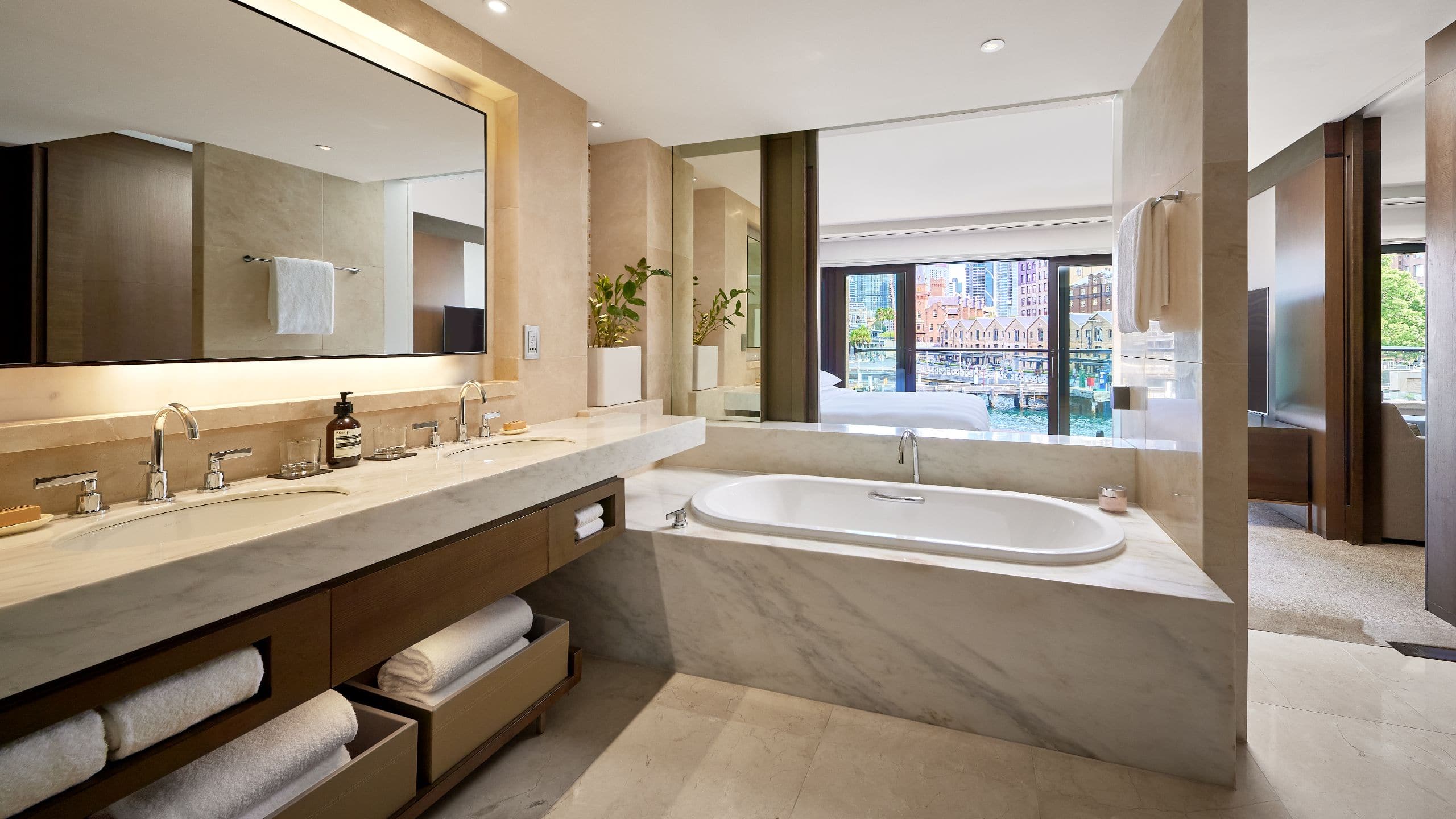 2 of 3 Park Hyatt Sydney Cove Suite Bathroom
