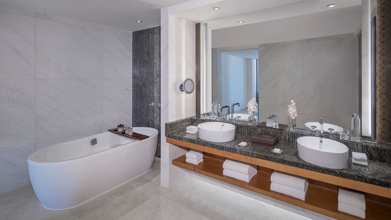 Park Oceanview Terrace Suite Bathroom Area