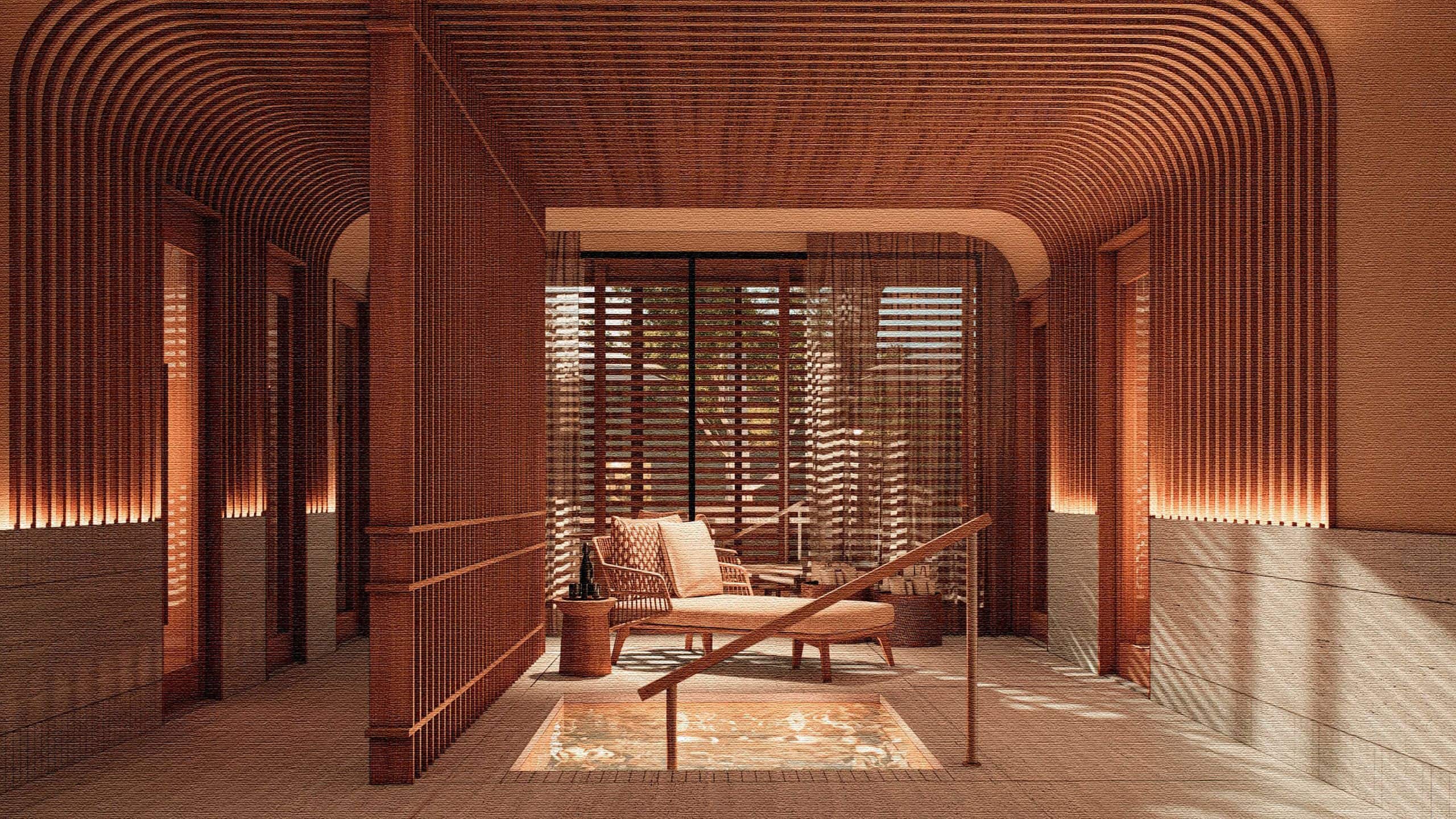 Alila Mayakoba Spa Hot Tub