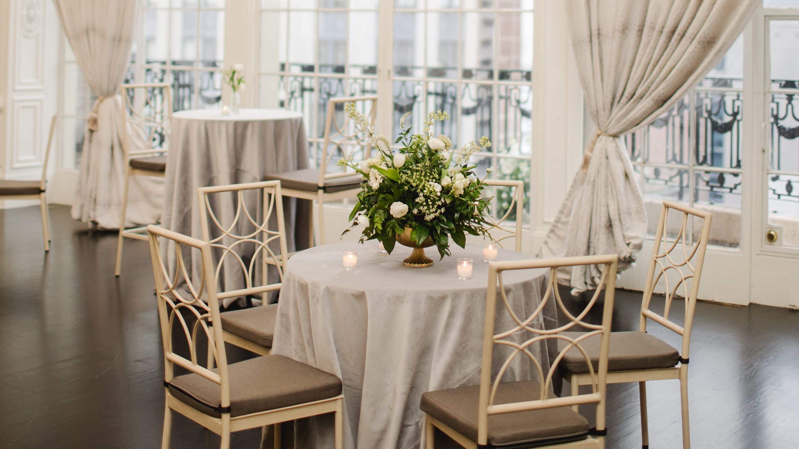 4 of 4 The Bellevue Hotel Cameo Cocktail Tables