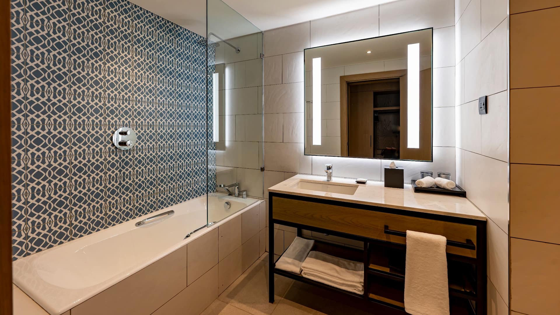 Hyatt Place Nairobi Westlands Bathroom With Vanity And Bathtub