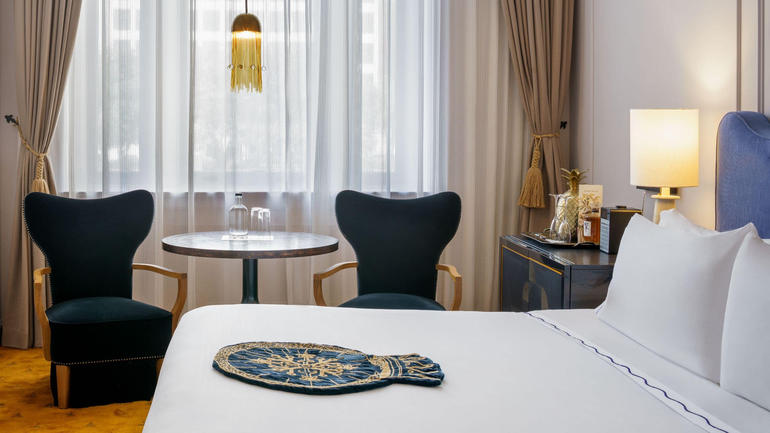 3 of 7 Maison Métier Luxury King Bedside Seating