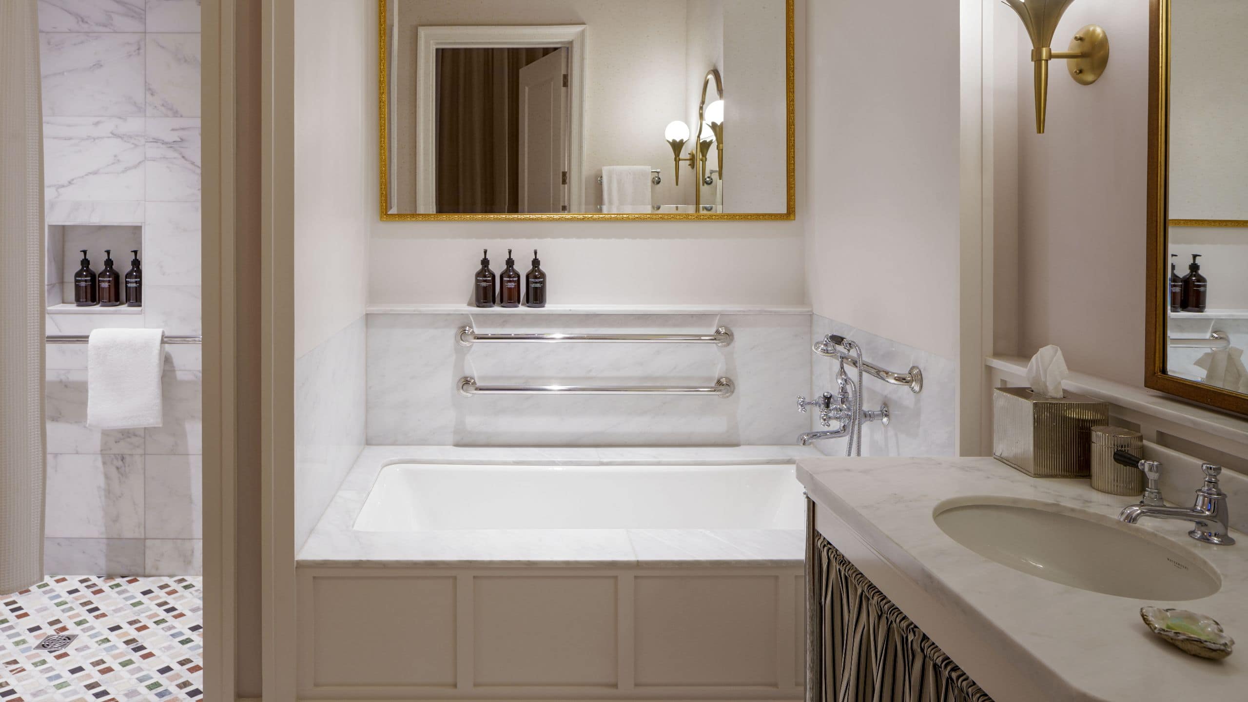 3 of 3 Maison Métier One Bedroom King Suite Accessible Bathroom