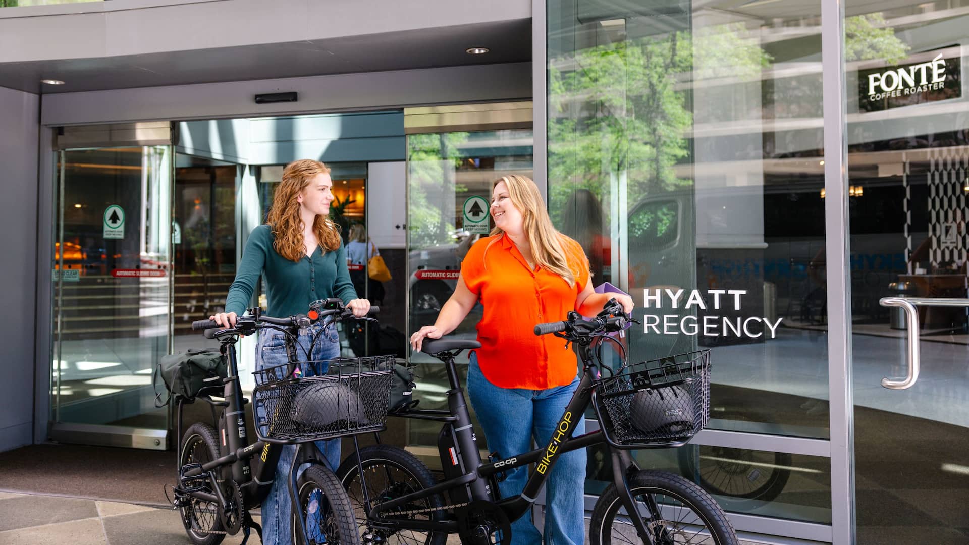 Hyatt Regency Bellevue on Seattle's Eastside Bike Hop Friends