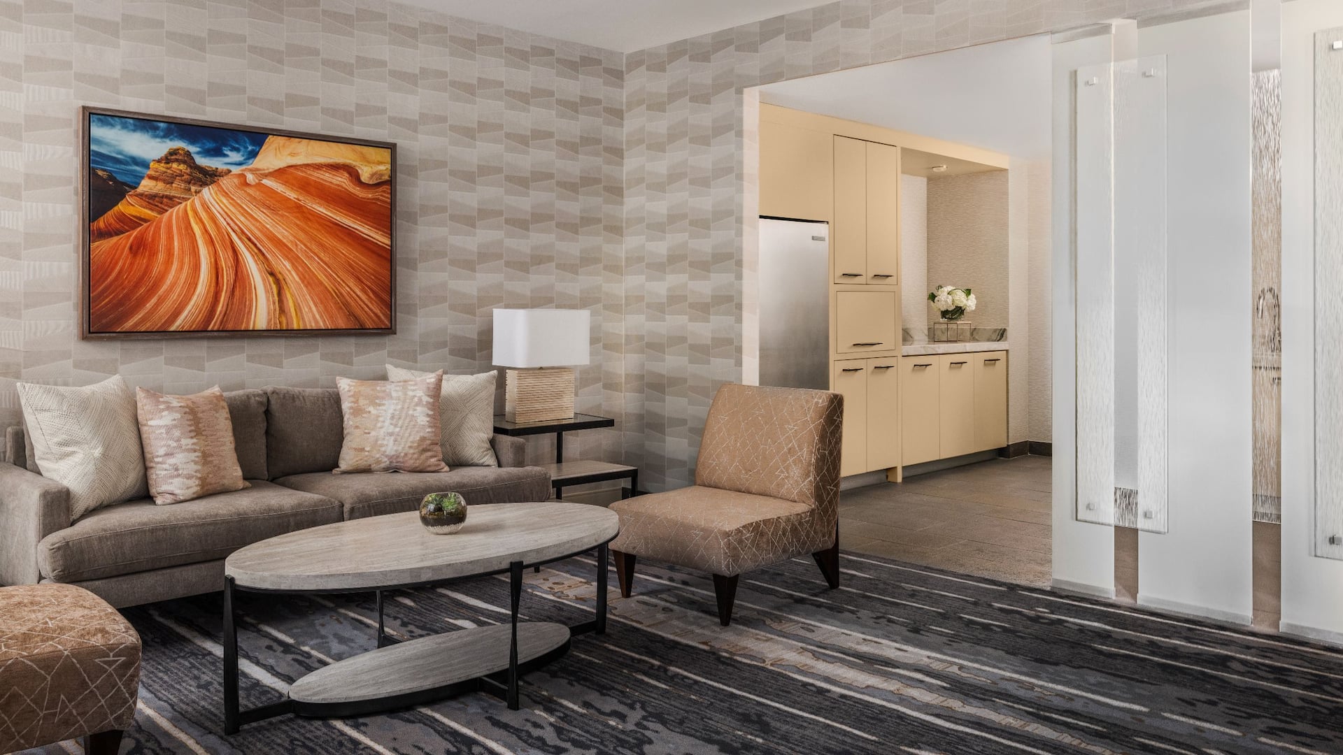 3 of 5 Grand Hyatt Scottsdale Resort Executive Boardroom Lounge And Kitchen