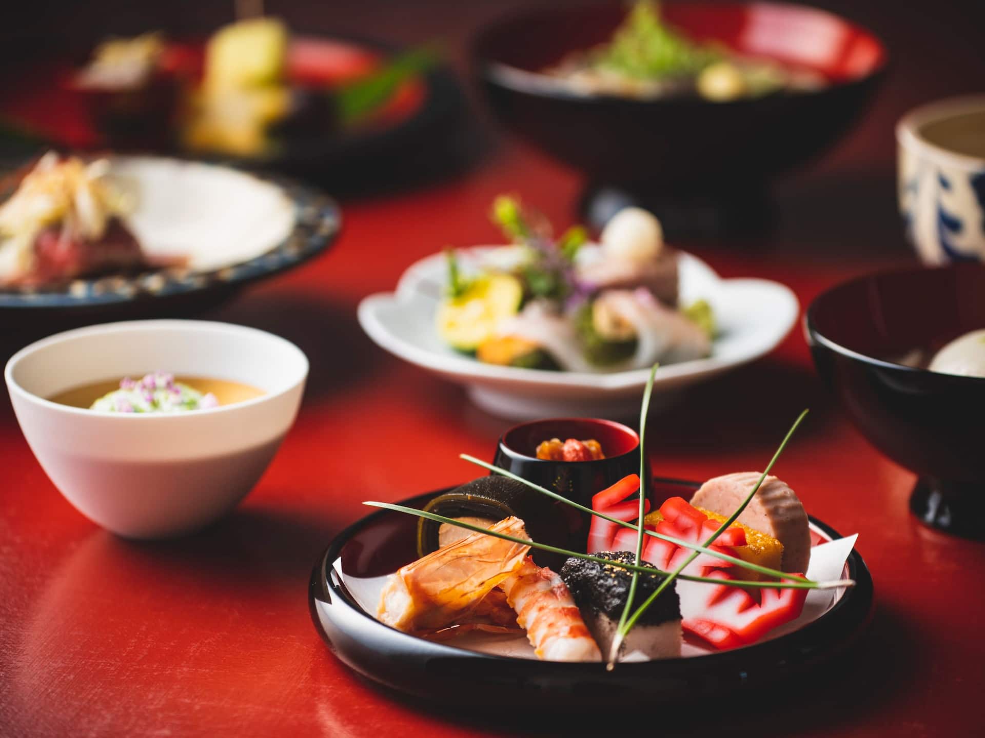 Hyatt Regency Seragaki Island, Okinawa Shirakachi Japanese Ryukyu Kaiseki Appetizer Details