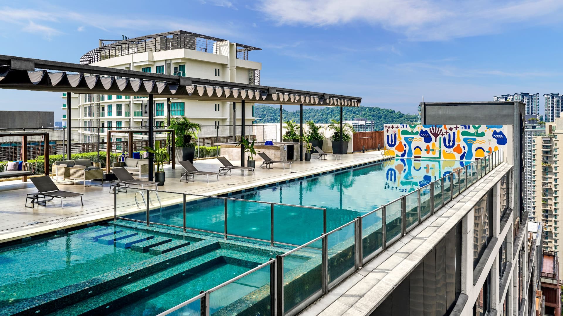 Hyatt House Kuala Lumpur, Mont Kiara Swimming Pool Wall Art