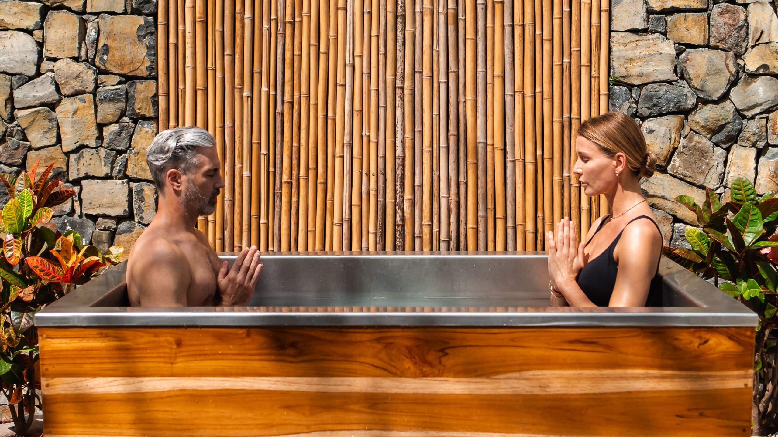 Andaz Peninsula Papagayo Resort, Costa Rica Cold Plunge Pool Spa Close-up
