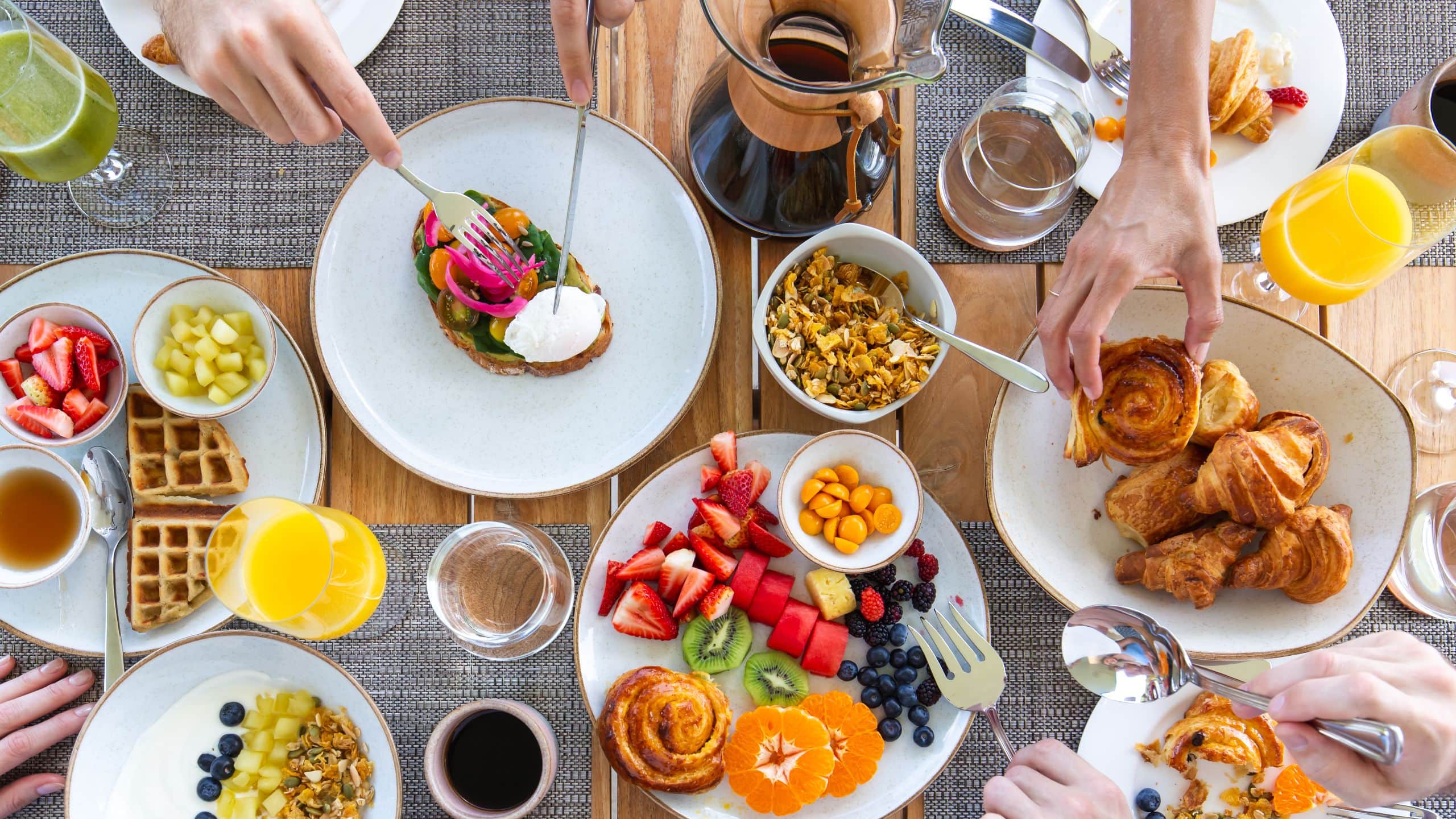 Andaz Peninsula Papagayo Resort, Costa Rica Eatin Breakfast