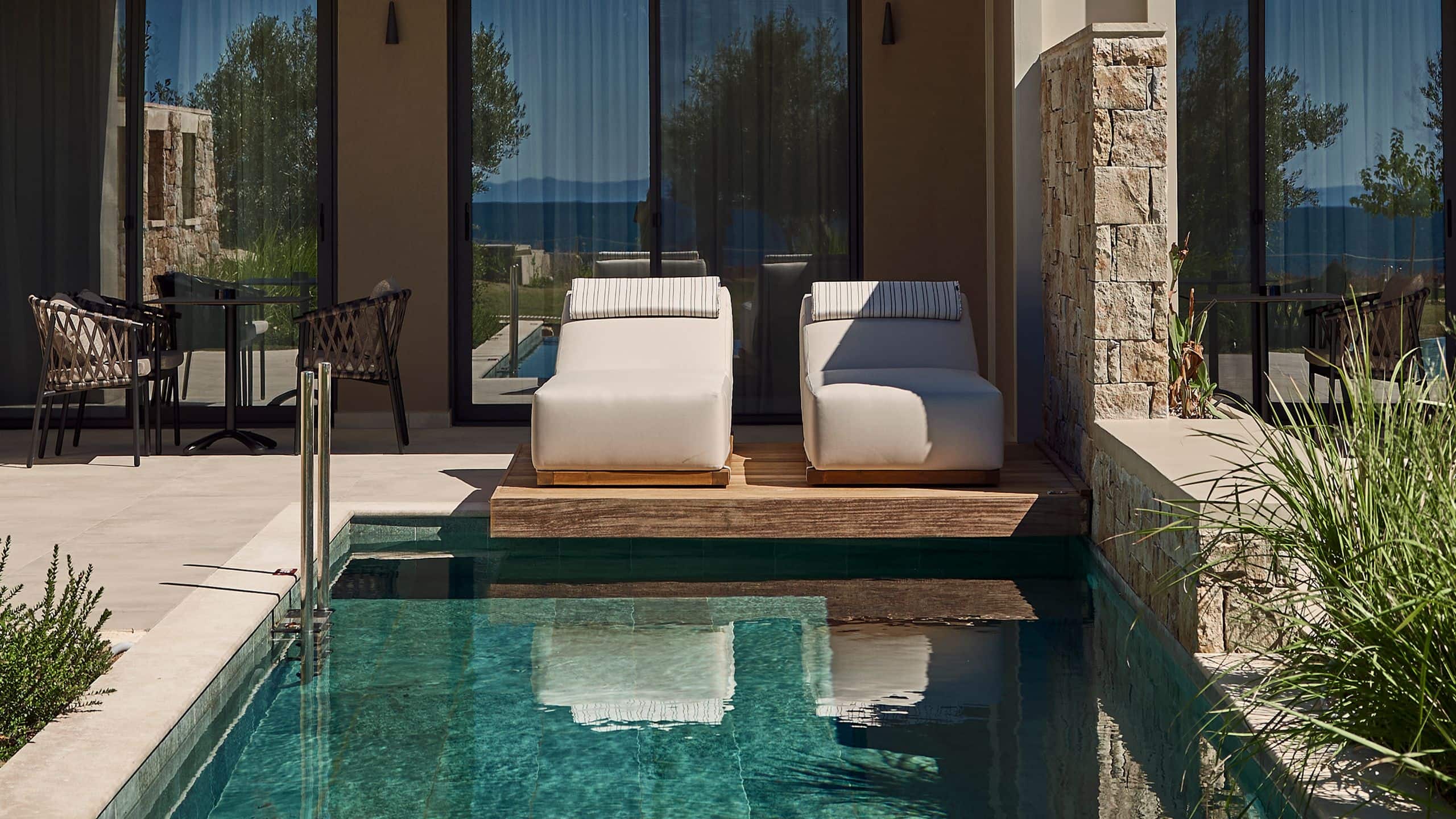 Zelia Halkidiki Signature Suite W Pool Terrace View