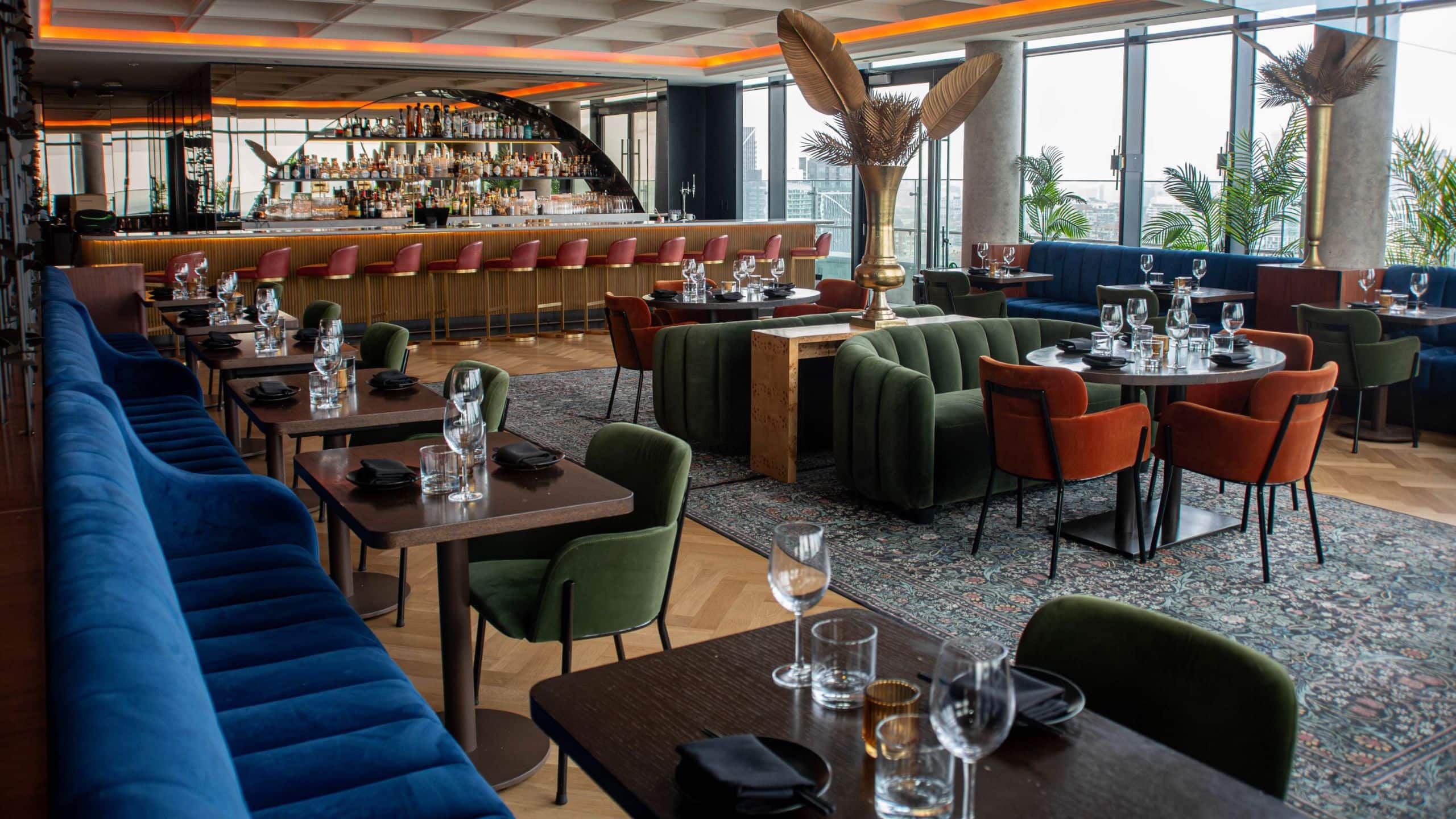 3 of 4 Hotel X Toronto Valerie Restaurant Seating And View
