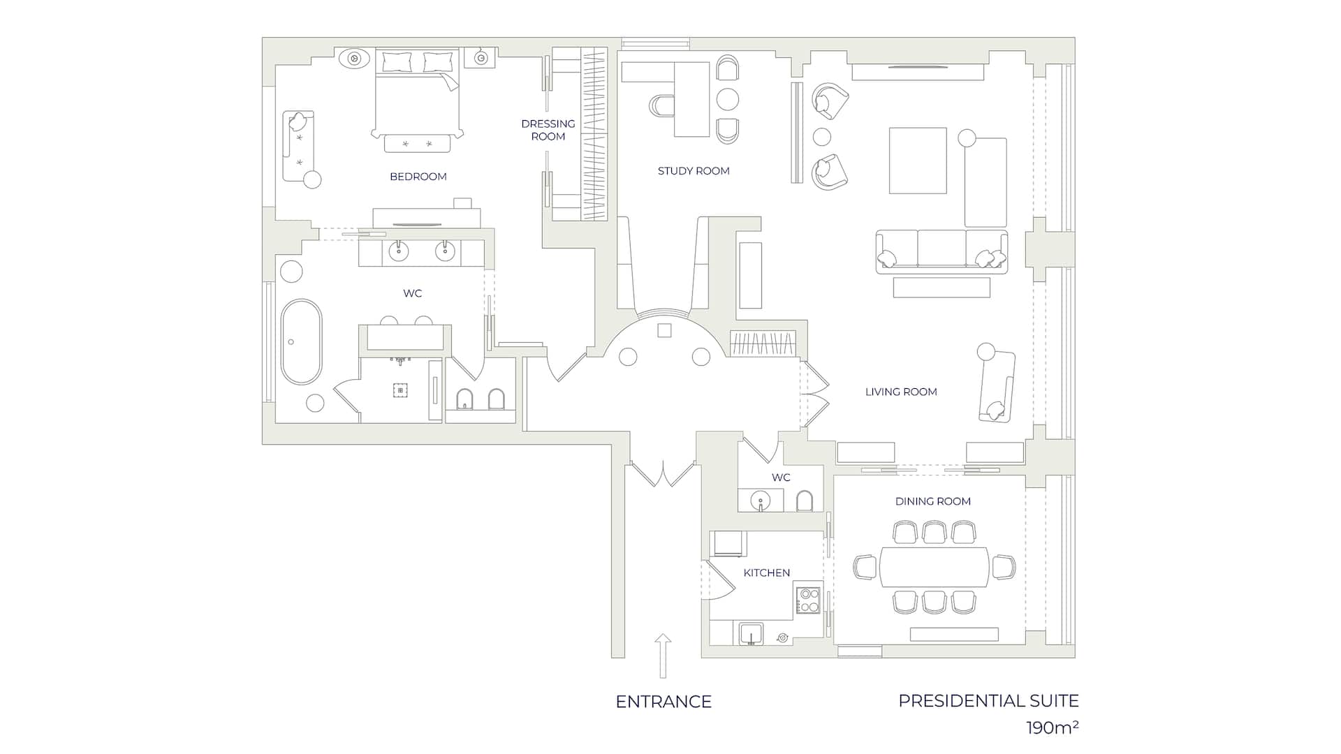 9 de 9 Hyatt Regency Tashkent Presidential Suite