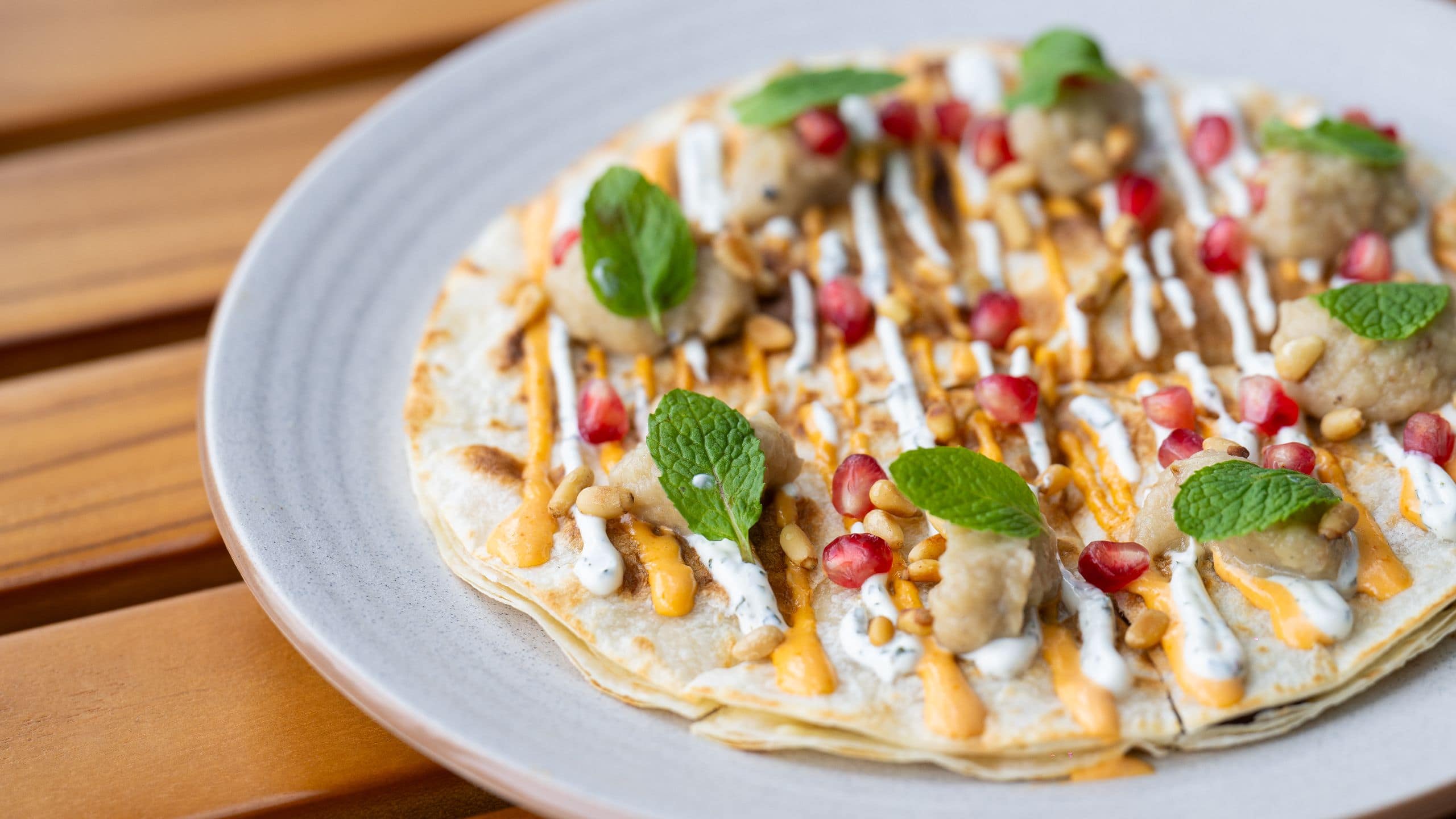 Hyatt Centric KULCT Pxxxx Lamb Kofta Quesadillas