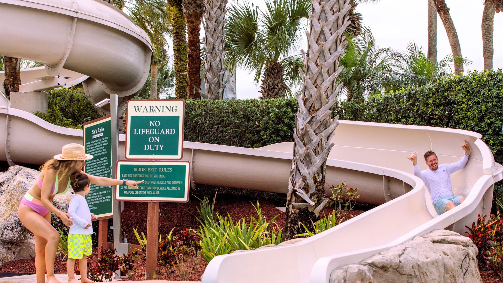 Hyatt Regency Grand Cypress Resort Waterslide Family