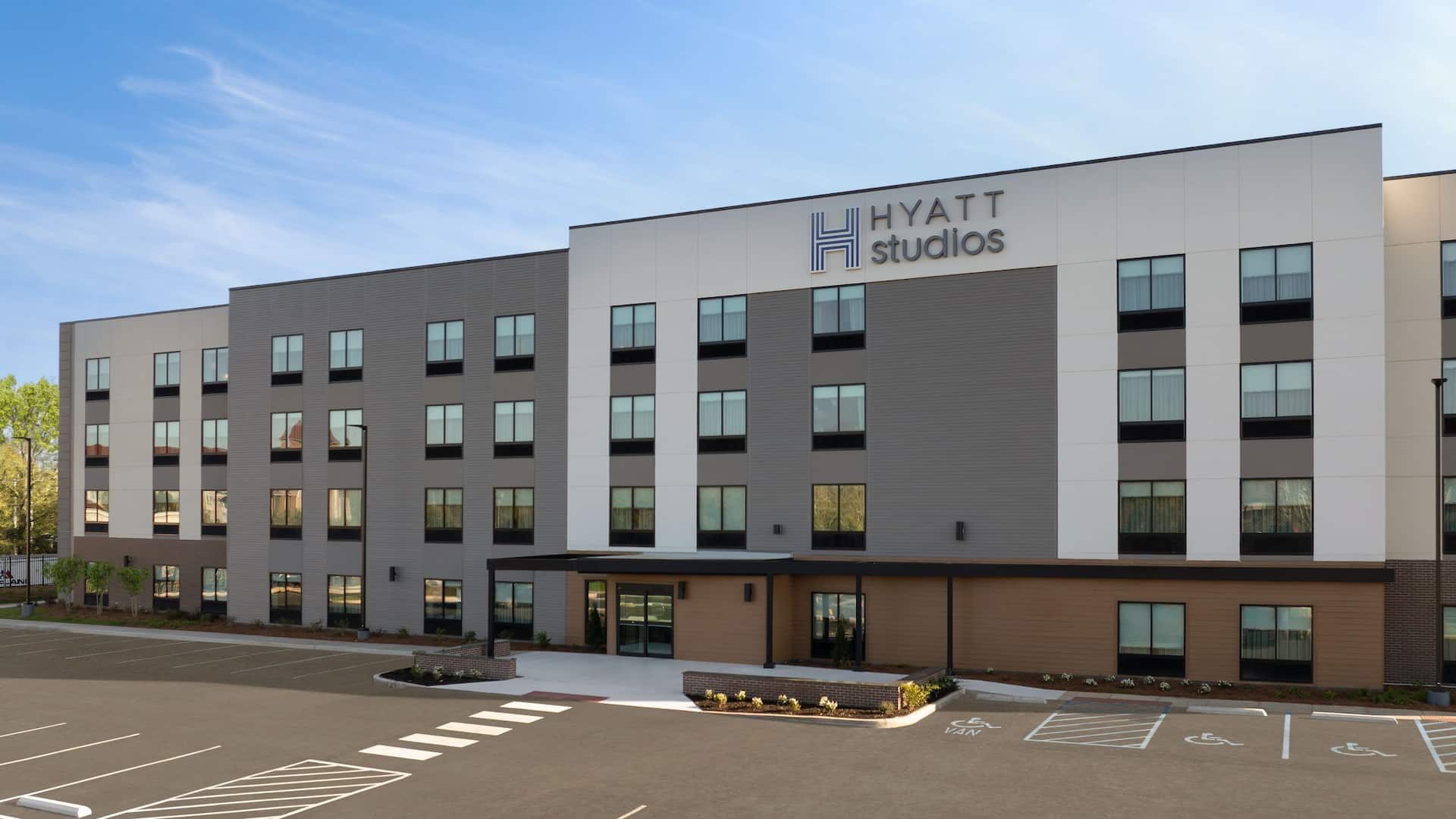 Hyatt Studios Mobile / Tillmans Corner Exterior Day Right To Left Angle