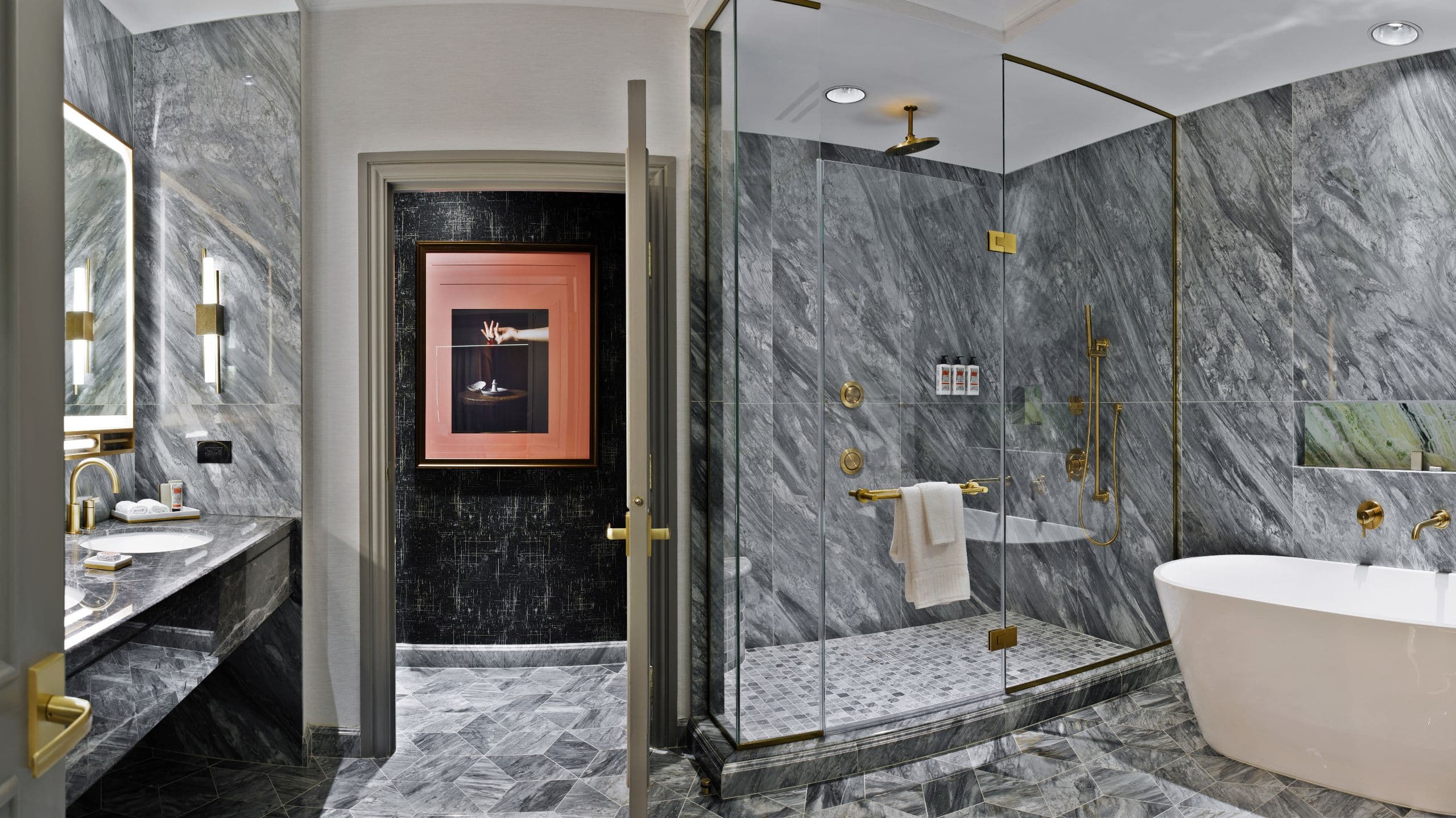 4 of 6 Newly Remodeled Grand Suite Bath