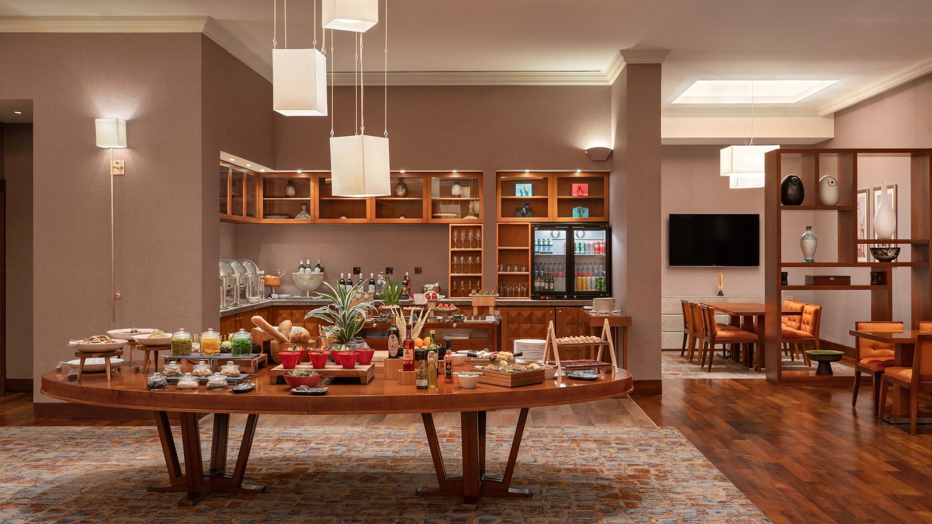 第 5，共 5 Grand Hyatt Doha Hotel & Villas Grand Club With Food Setup