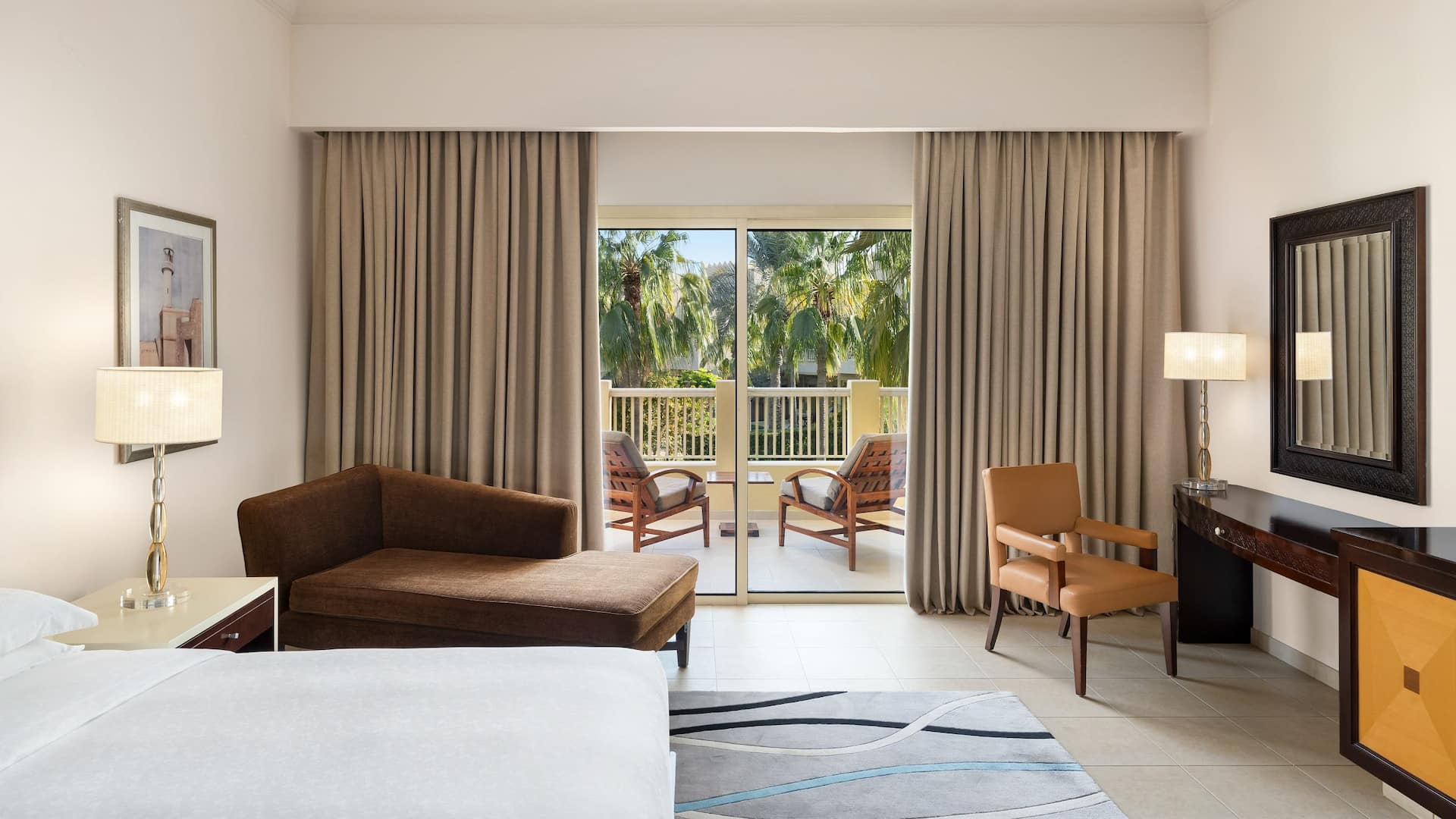 Grand Hyatt Doha Hotel & Villas Villa Bedroom With Balcony