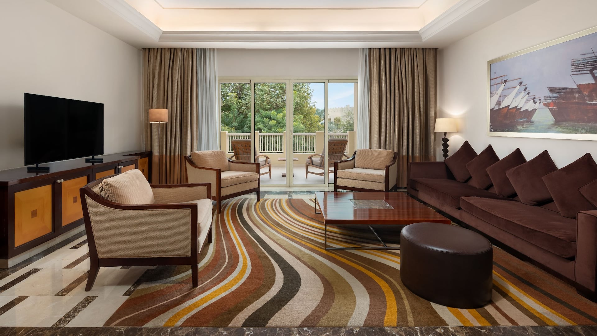 Grand Hyatt Doha Hotel & Villas Villa Living Area