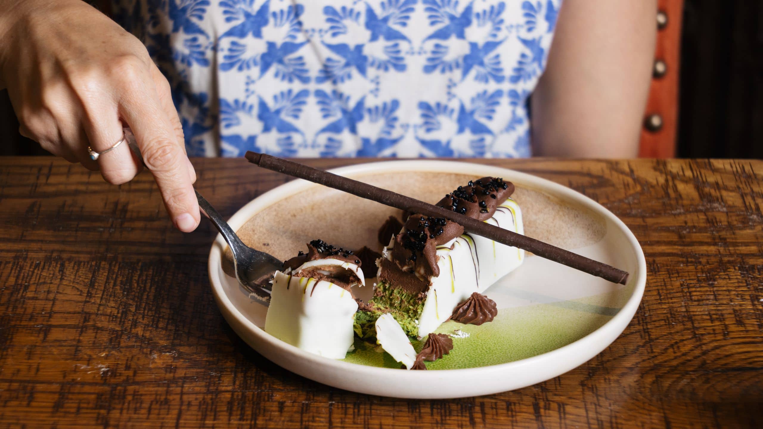 Royal Palms Resort and Spa Chocolate Pistachio Crunch Bar Dessert