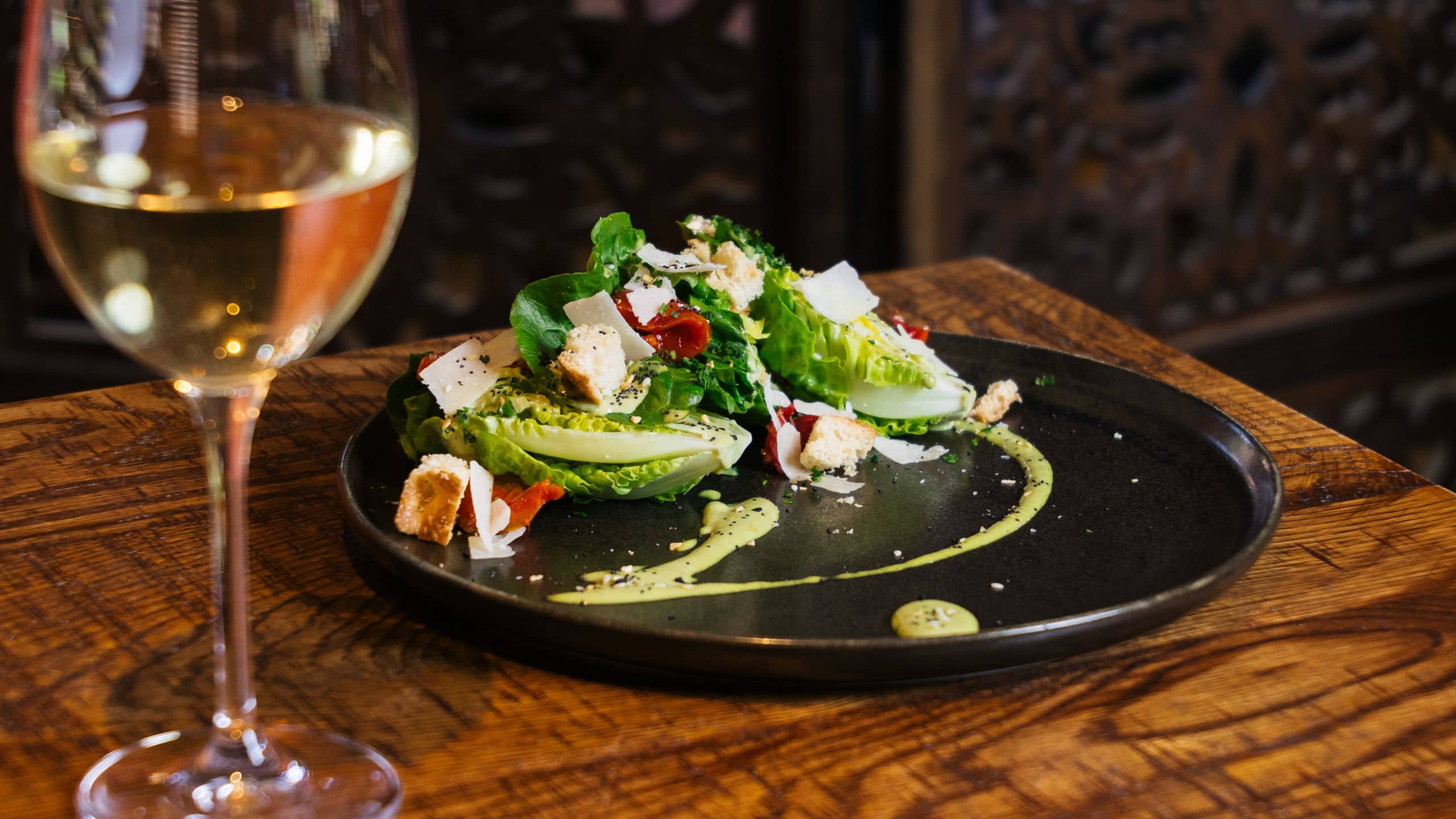 Royal Palms Resort and Spa T Cooks Baby Romaine Caesar Salad