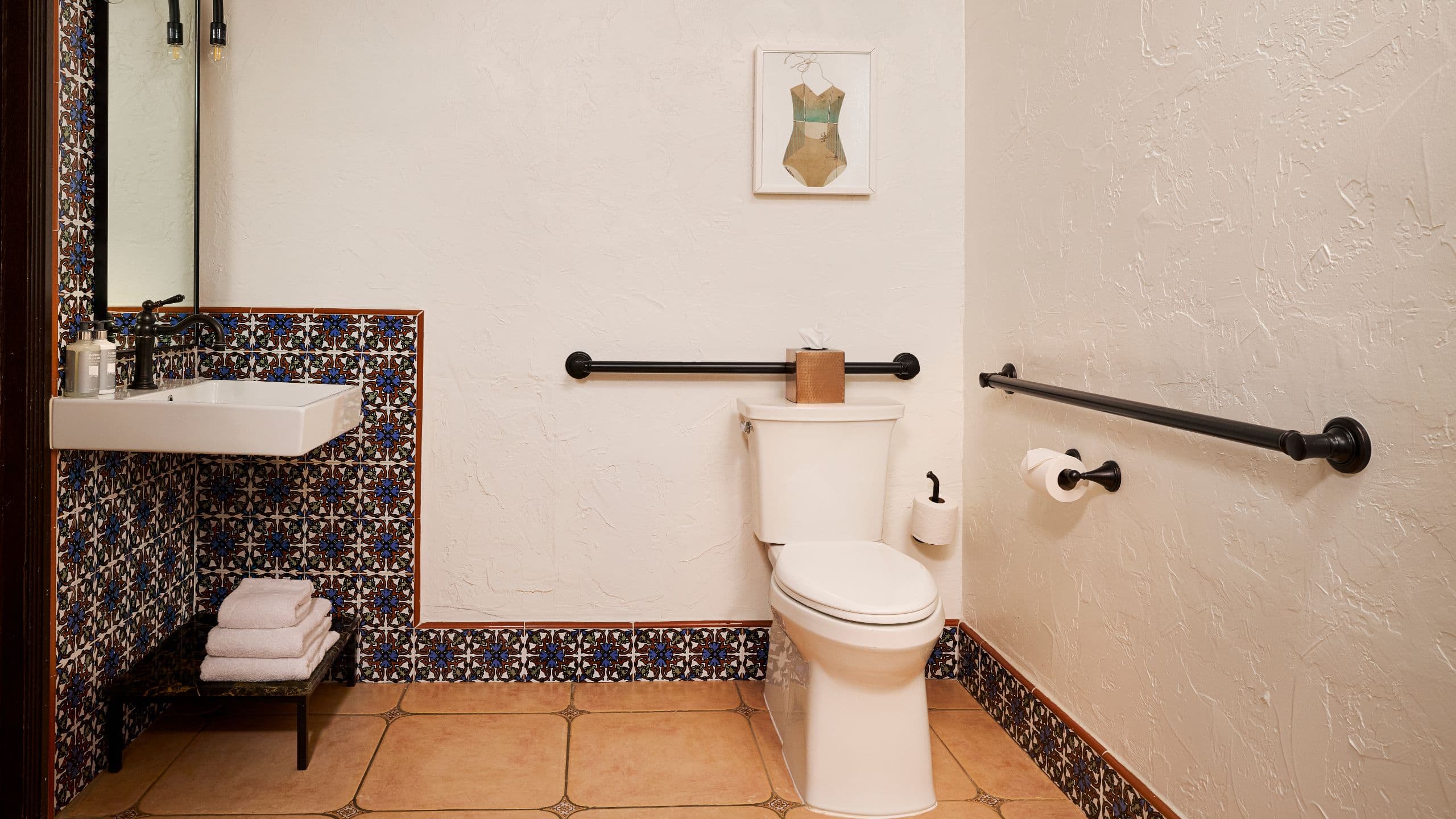 3 of 3 Mar Monte Hotel Accessible Bathroom Toilet With Towels